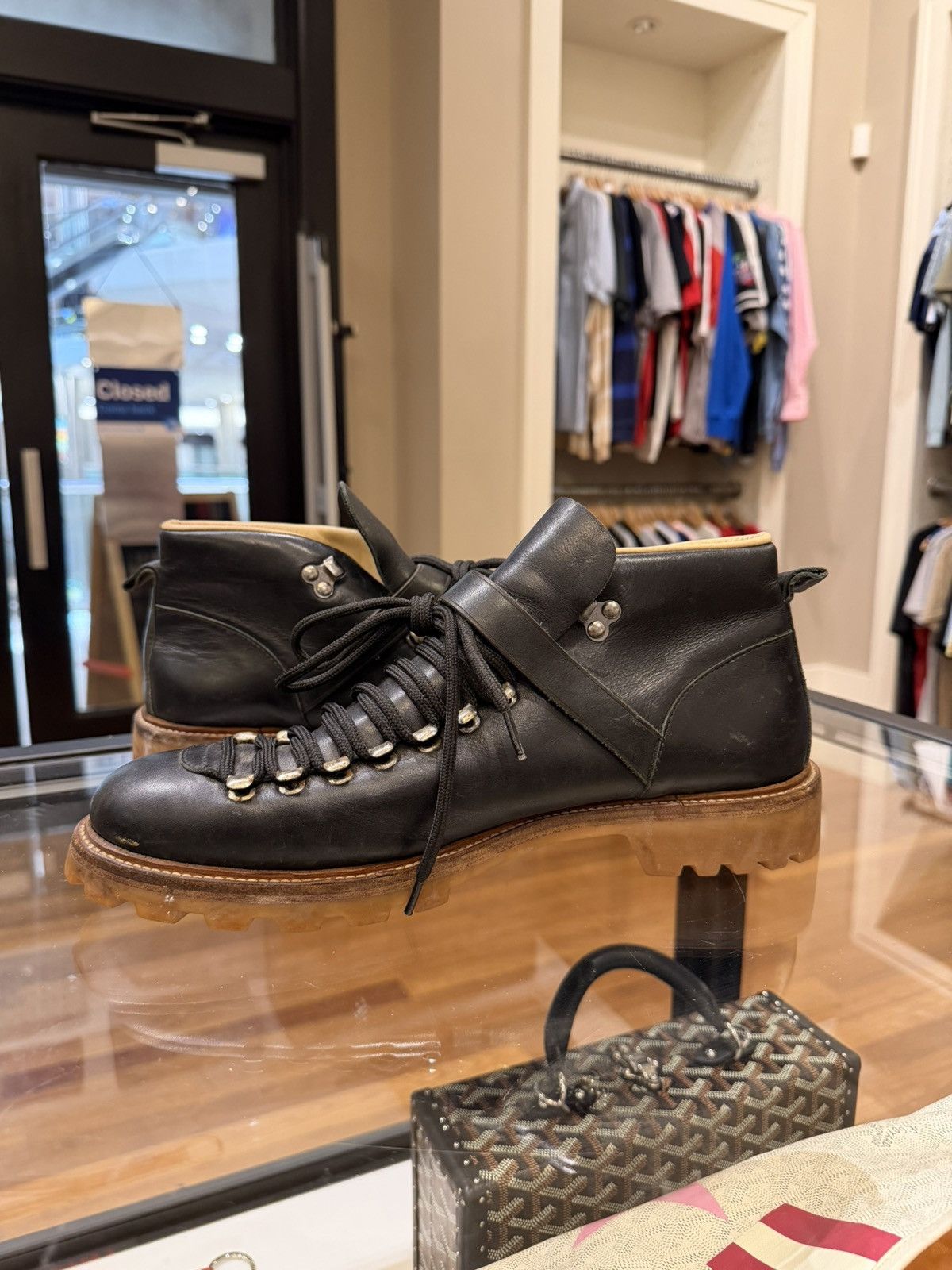 A.P.C. APC Leather Ankle Buckle Boot Size US 10 / EU 43 - 2 Thumbnail