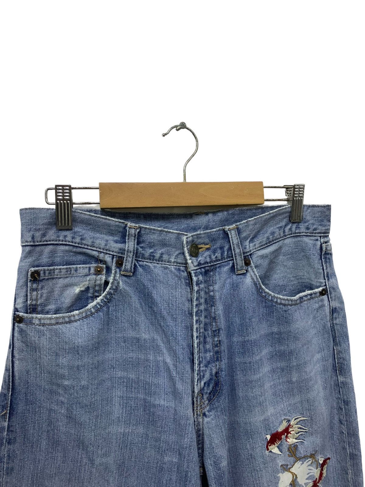 If Six Was Nine × Japanese Brand Koi Design Japanese Culture Jeans (A21) Size US 29 - 4 Thumbnail