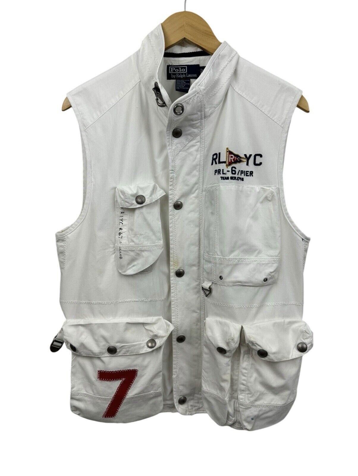 Polo Ralph Lauren Vintage Polo Ralph Lauren Yacht Club Sailing Vest Sz M RARE Size US M / EU 48-50 / 2 - 1 Thumbnail
