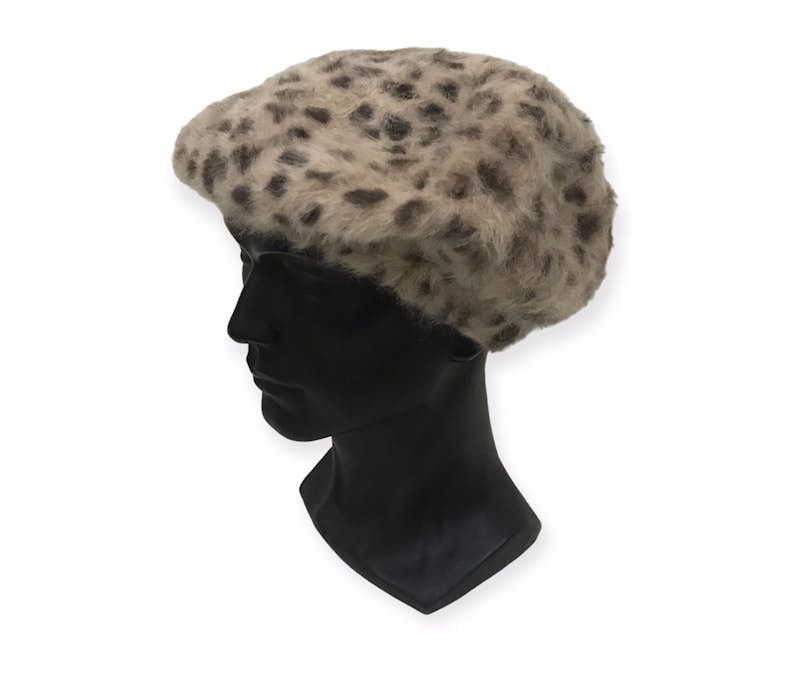image of Leopard Beanie Hat, Men's