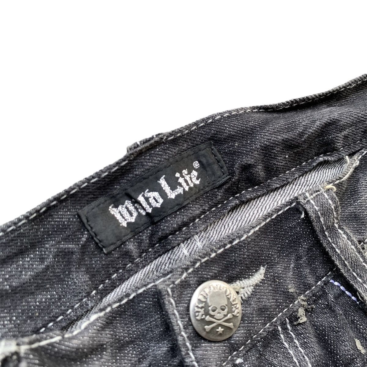 If Six Was Nine × Japanese Brand × Le Grande Bleu (L.G.B.) Wild life skull flare denim Size US 34 / EU 50 - 9 Thumbnail