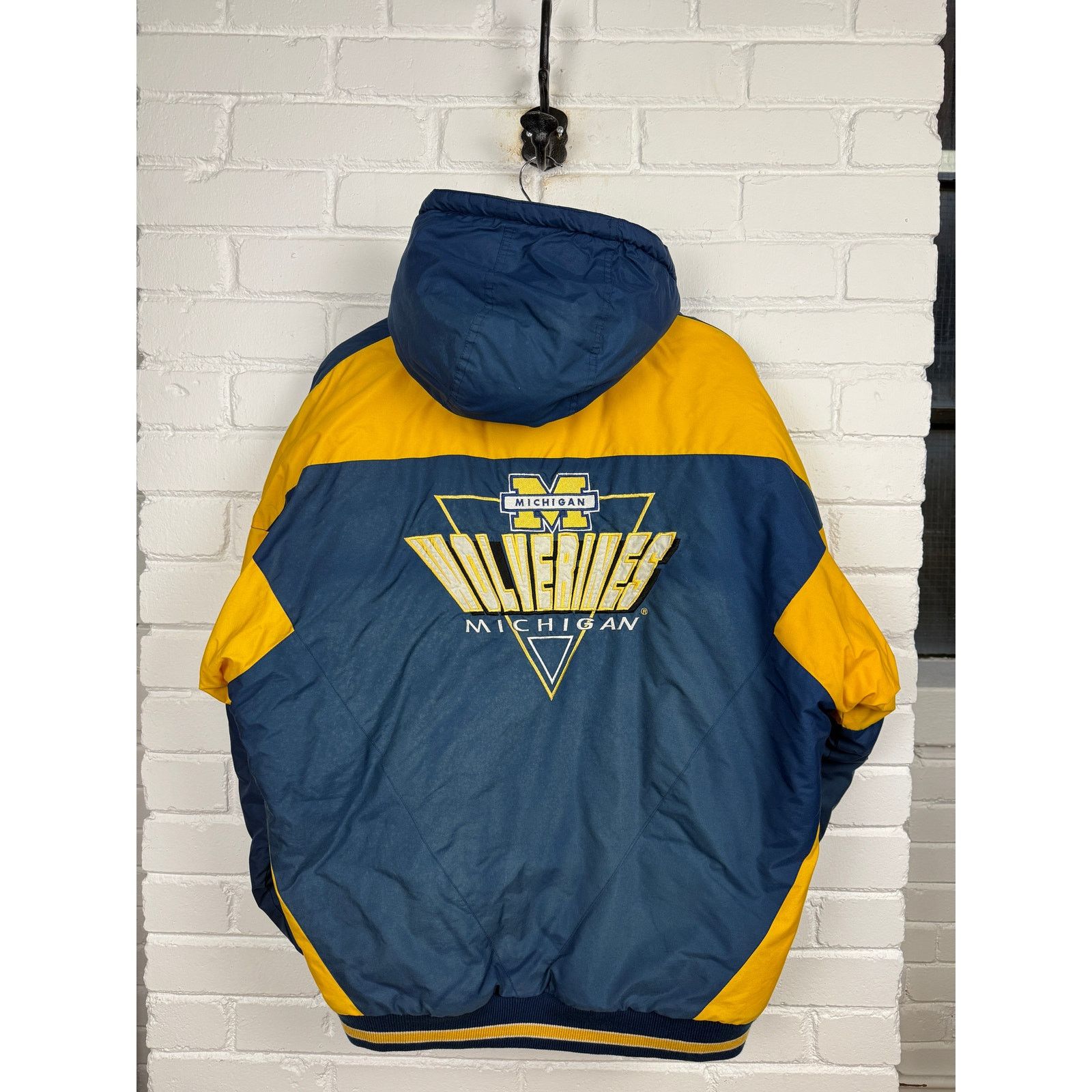 Vintage Vintage 80s/90s Michigan Wolverines Embroidered Logo NCAA XL Size US XL / EU 56 / 4 - 2 Thumbnail