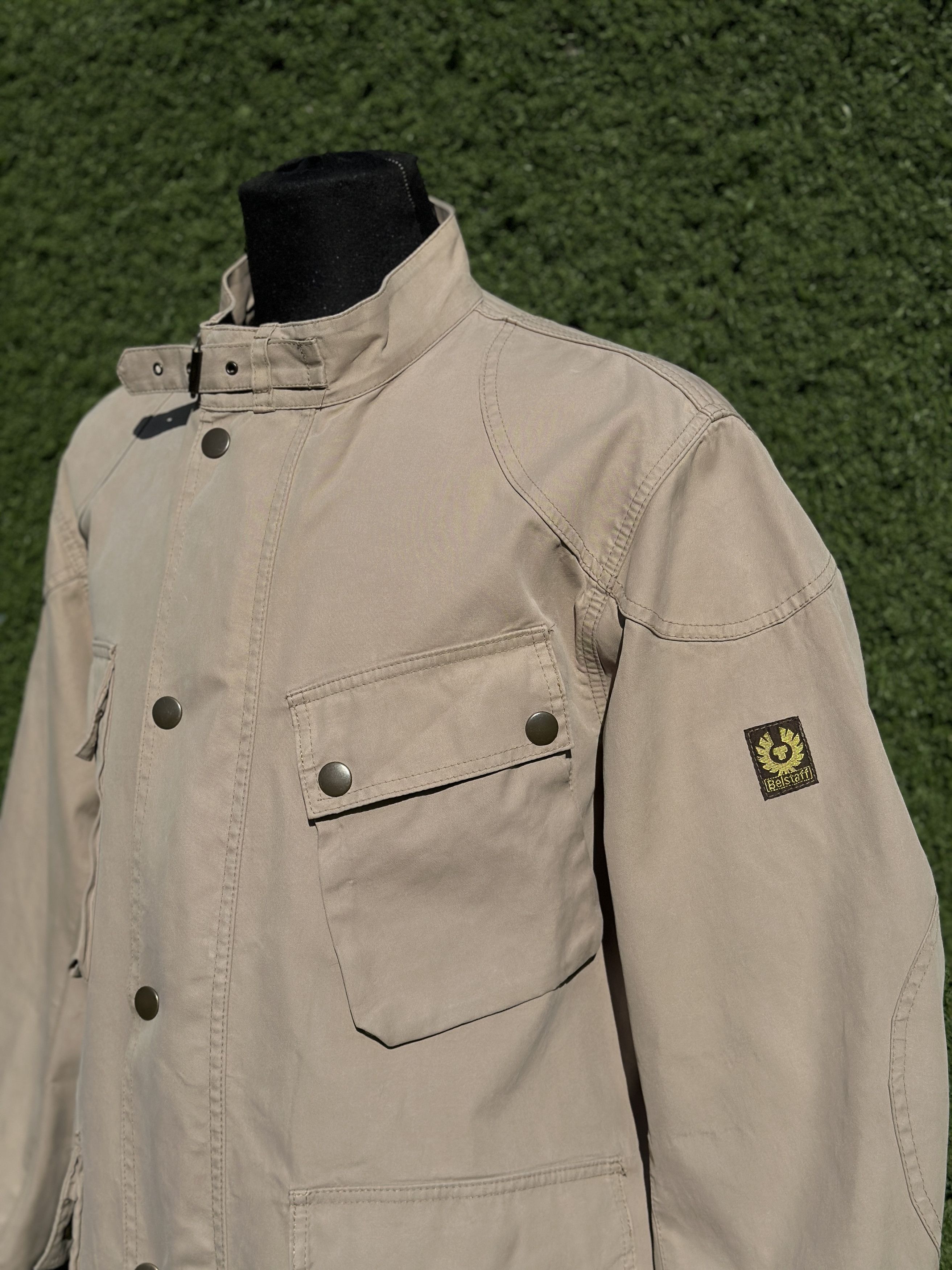 Belstaff Belstaff Field Jacket Beige Utility Snap Zip XL Size US XL / EU 56 / 4 - 8 Thumbnail