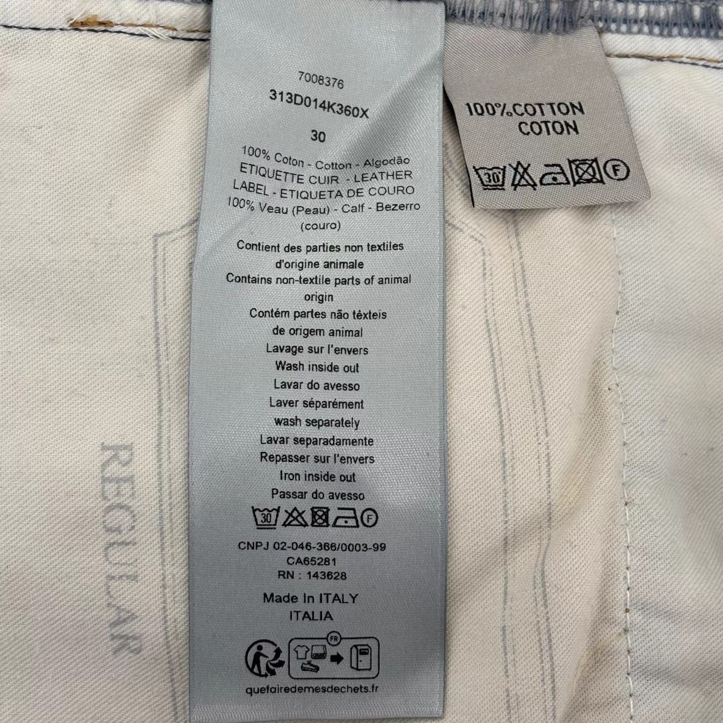 Dior Dior New Washed Light Blue Denim Pants Size US 30 / EU 46 - 4 Thumbnail