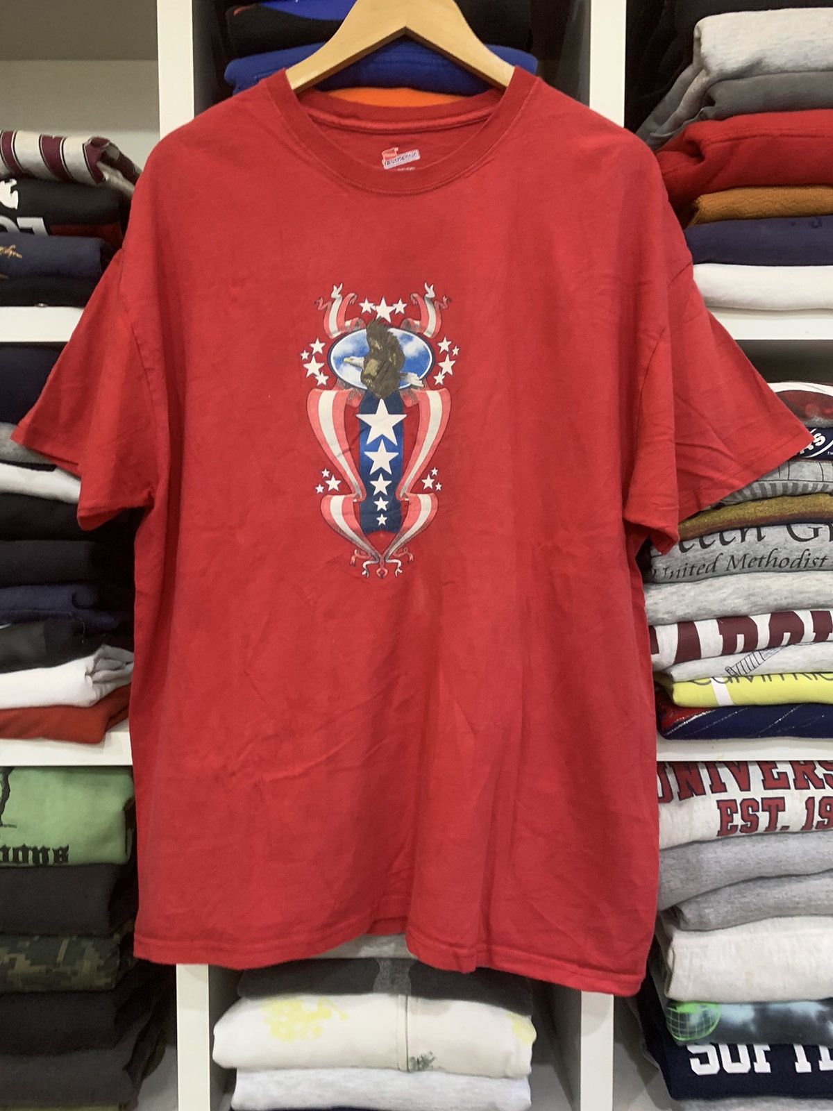 Vintage Vintage USA Eagle Tee Size US XL / EU 56 / 4 - 2 Thumbnail