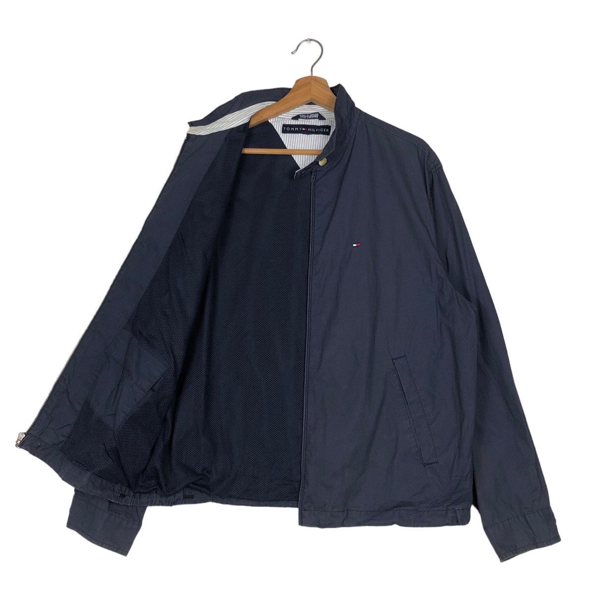 Japanese Brand 🔥Vintage Bomber Jacket Chore Tommy Hilfiger Striped Design Size US L / EU 52-54 / 3 - 11 Thumbnail