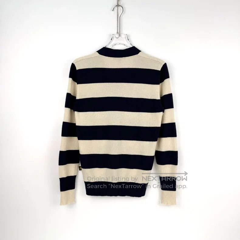 Louis Vuitton Louis Vuitton Dark blue and white wide striped cashmere ca Size US M / EU 48-50 / 2 - 4 Thumbnail
