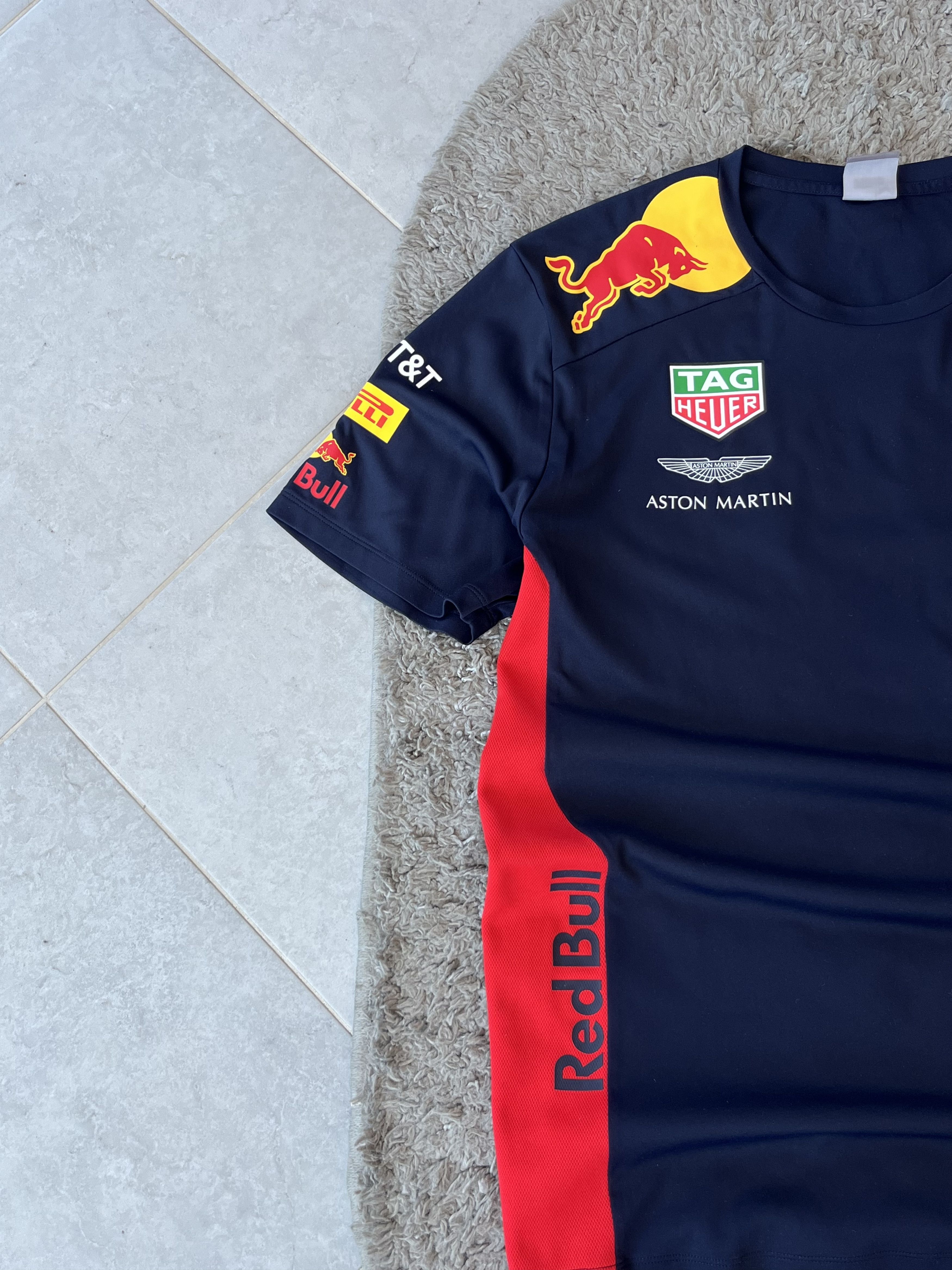 Puma PUMA Racing Motor T-shirt Red Bull / Aston Martin Sportwear Size US XL / EU 56 / 4 - 3 Thumbnail