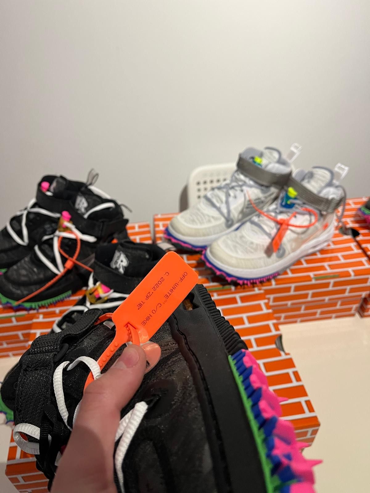 Nike × Off-White Nike Air Force 1 Mid SP Off-White - Black 40.5 Size US 7.5 / EU 40-41 - 3 Thumbnail