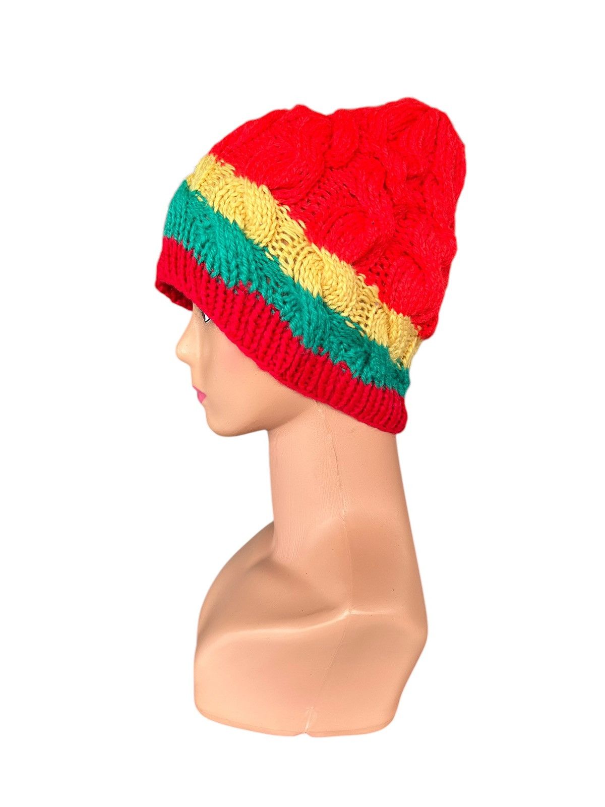 Japanese Brand × Kapital × Vintage Crochet Knitted Handmade Beanie Hats Size ONE SIZE - 2 Thumbnail