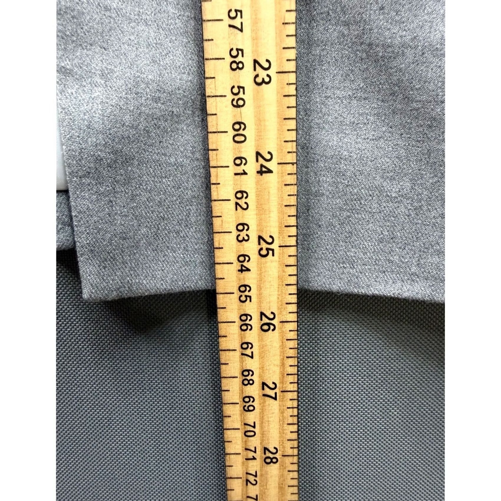 DKNY DKNY Blazer Womens Grey Collarless Ring Closure Open Front Jacket 14P Size XL / US 12-14 / IT 48-50 - 5 Thumbnail