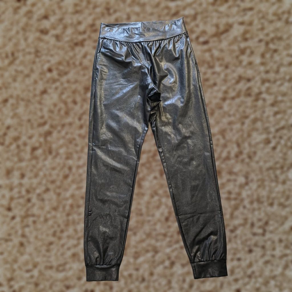 Commando Commando Pants Womens XS Black Vegan Leather Joggers Stretch Capsule Casual Skinny Inseam 29 in Size 26" / US 2 / IT 38 - 1 Thumbnail