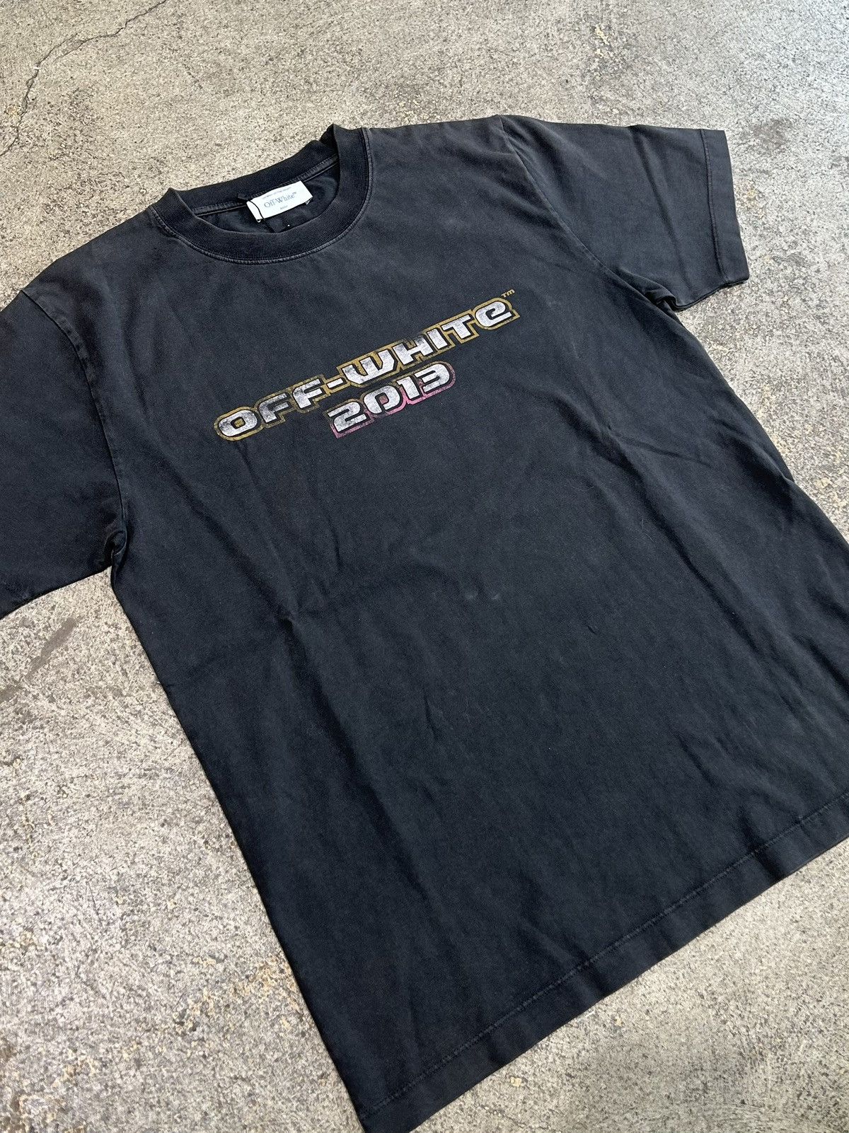 Off-White Off-White Digit Bacchus Crew-Neck Tee Black Size US S / EU 44-46 / 1 - 5 Thumbnail
