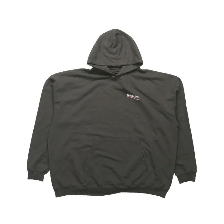 Balenciaga Balenciaga FW22 Logo Graphic Hooded Sweatshirt Size US S / EU 44-46 / 1 - 1 Thumbnail