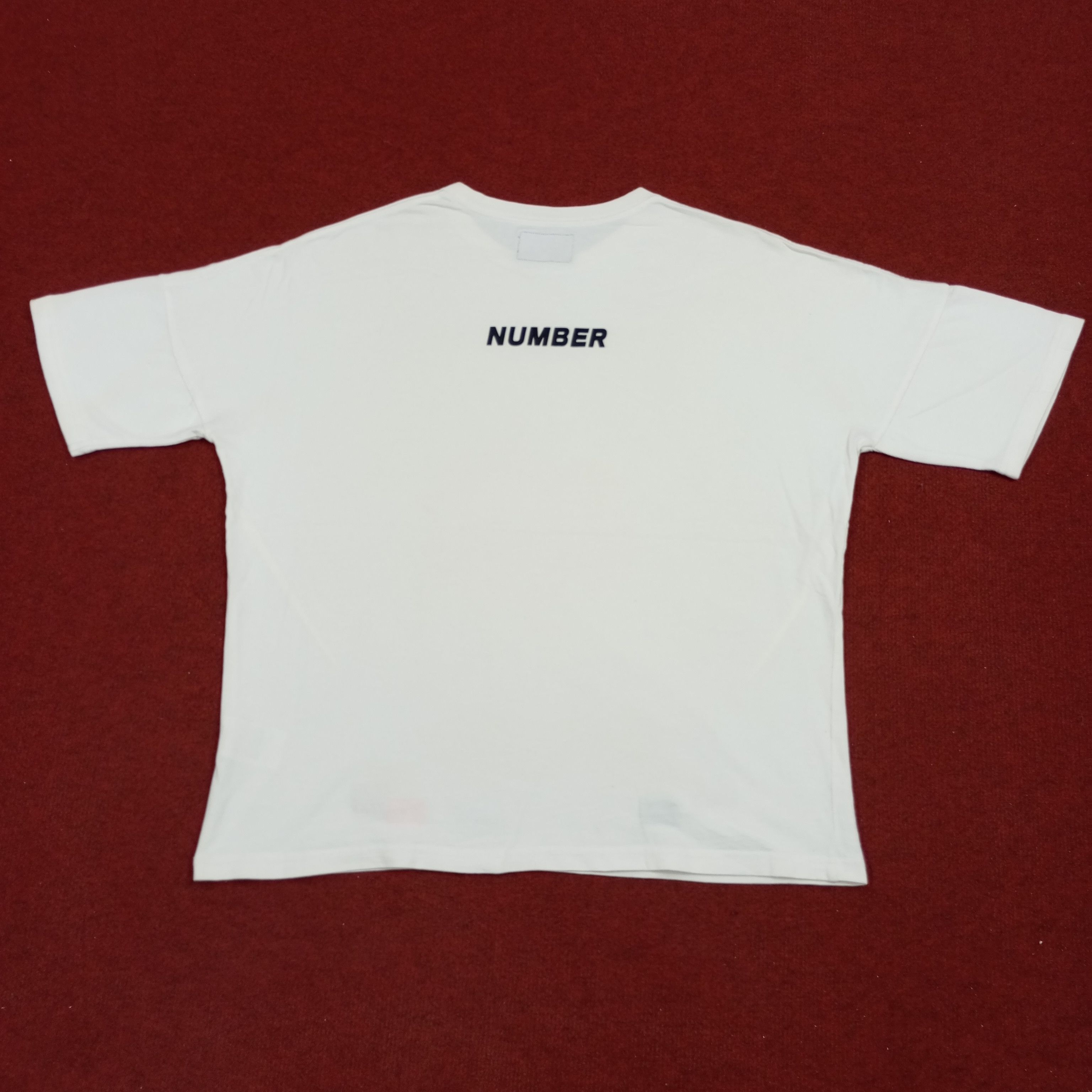 Japanese Brand Number Nine Japanese Brand Baggy Style Fashion Tshirt Size US XL / EU 56 / 4 - 4 Thumbnail