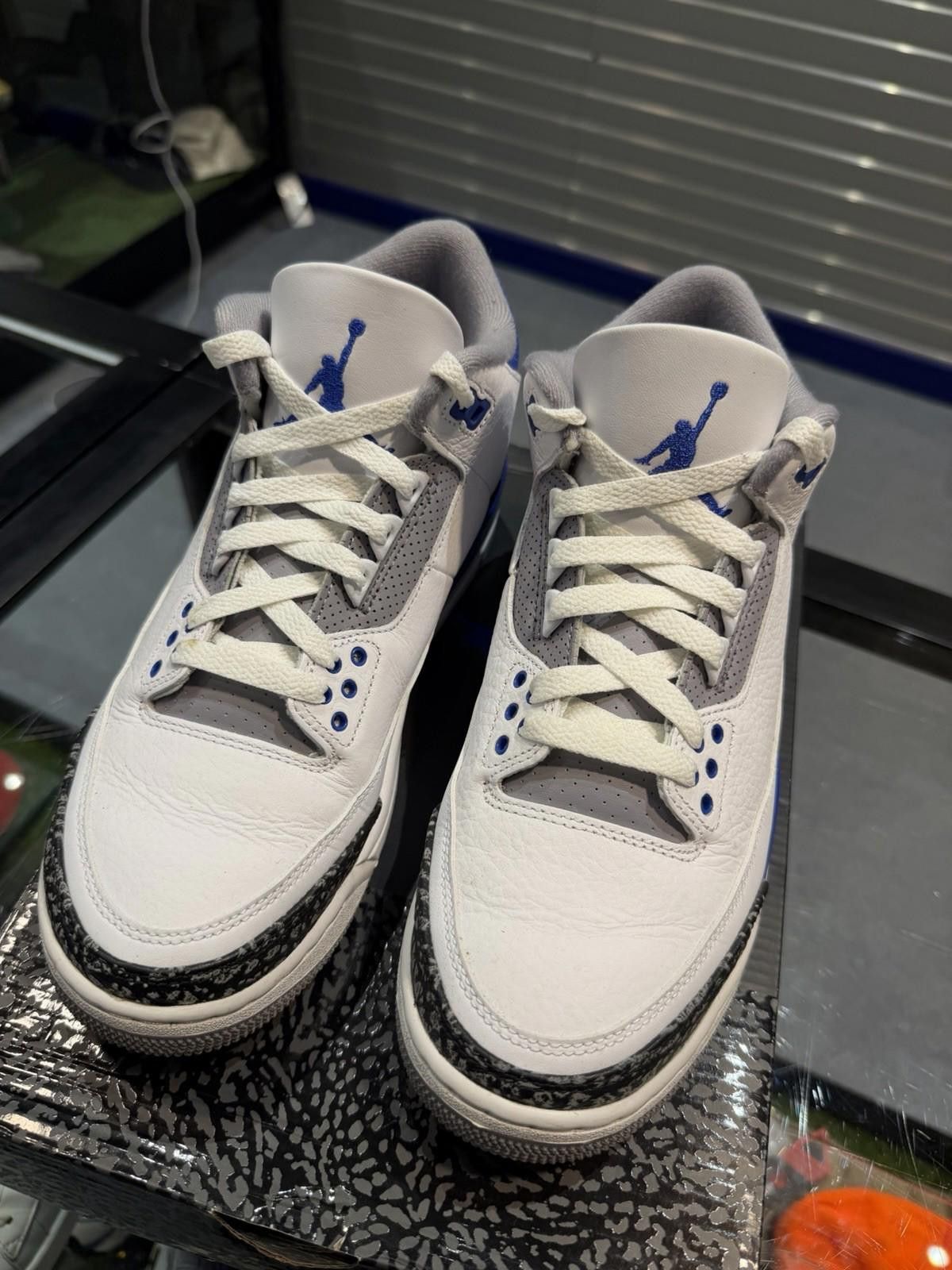 Jordan Brand Jordan 3 Retro Racer Blue Size 8.5 Pre-Owned CT8532-145 Size US 8.5 / EU 41-42 - 7 Thumbnail