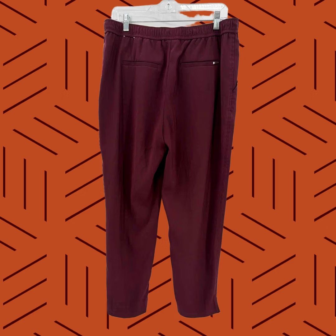 Vintage Pre-Owned WHBM Red Size 12 Pull On Pants Size 34" / US 12 / IT 48 - 1 Thumbnail