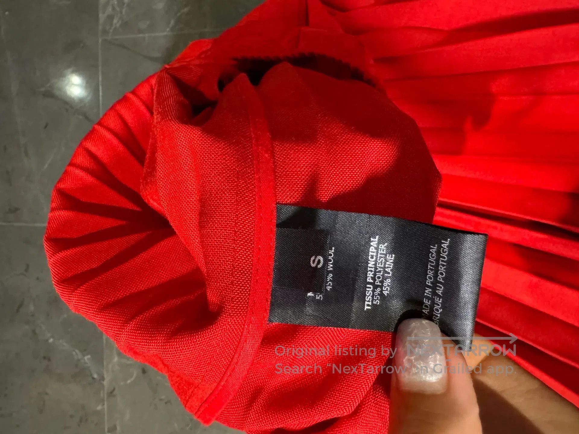 Vetements Vetements Red Pleated Skirt. Size US 26 / EU 42 - 1 Thumbnail