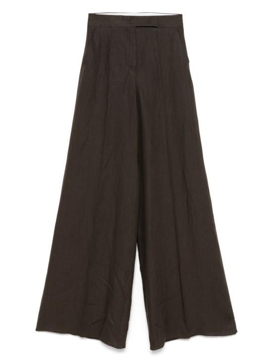 Max Mara MAX MARA Women Straight Pants 11131092600 002 Brown Size 26" / US 2 / IT 38 - 1 Thumbnail