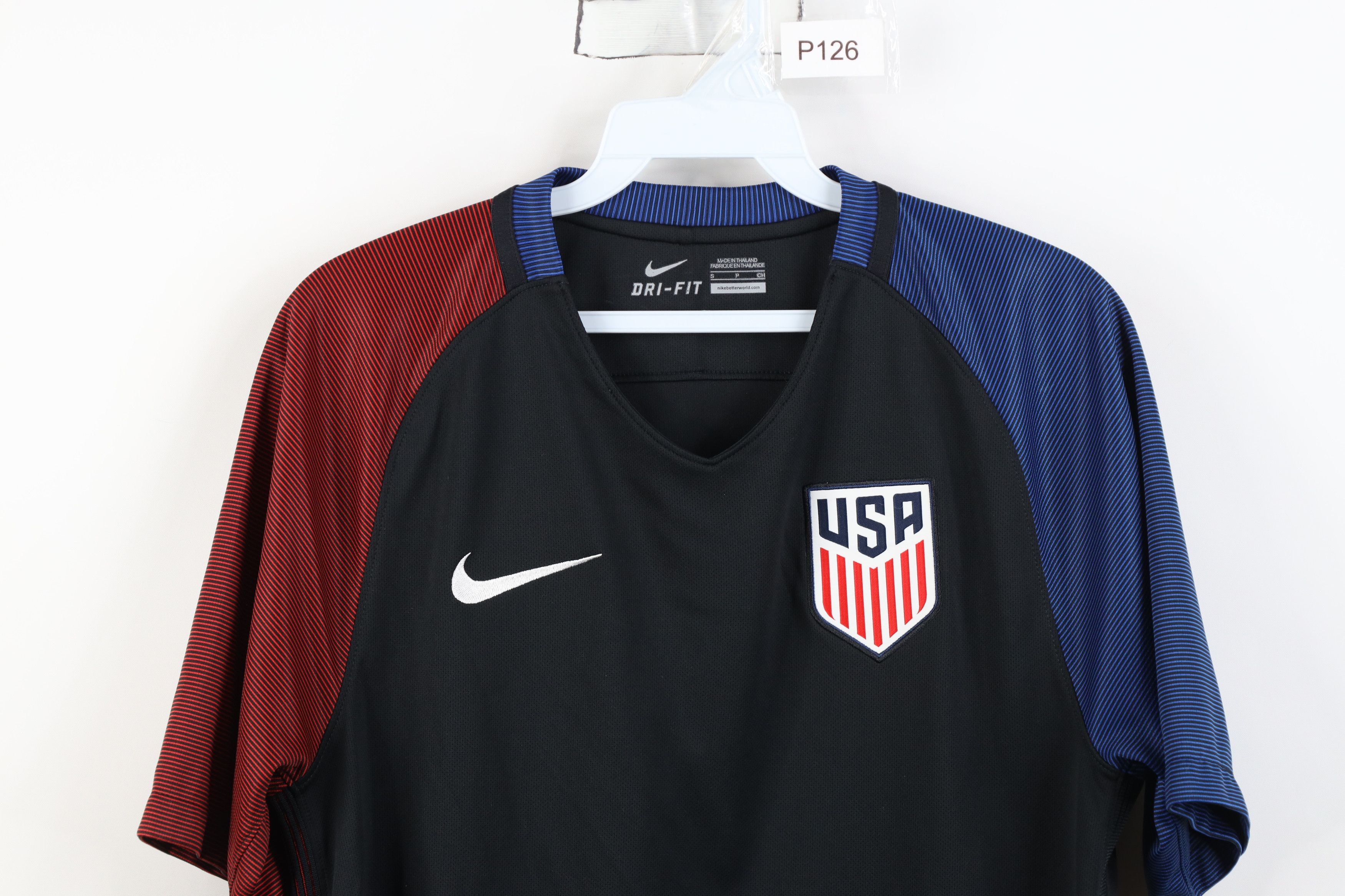 Nike Nike USMNT 2016 World Cup USA Soccer Jersey Black Football Size US S / EU 44-46 / 1 - 2 Thumbnail