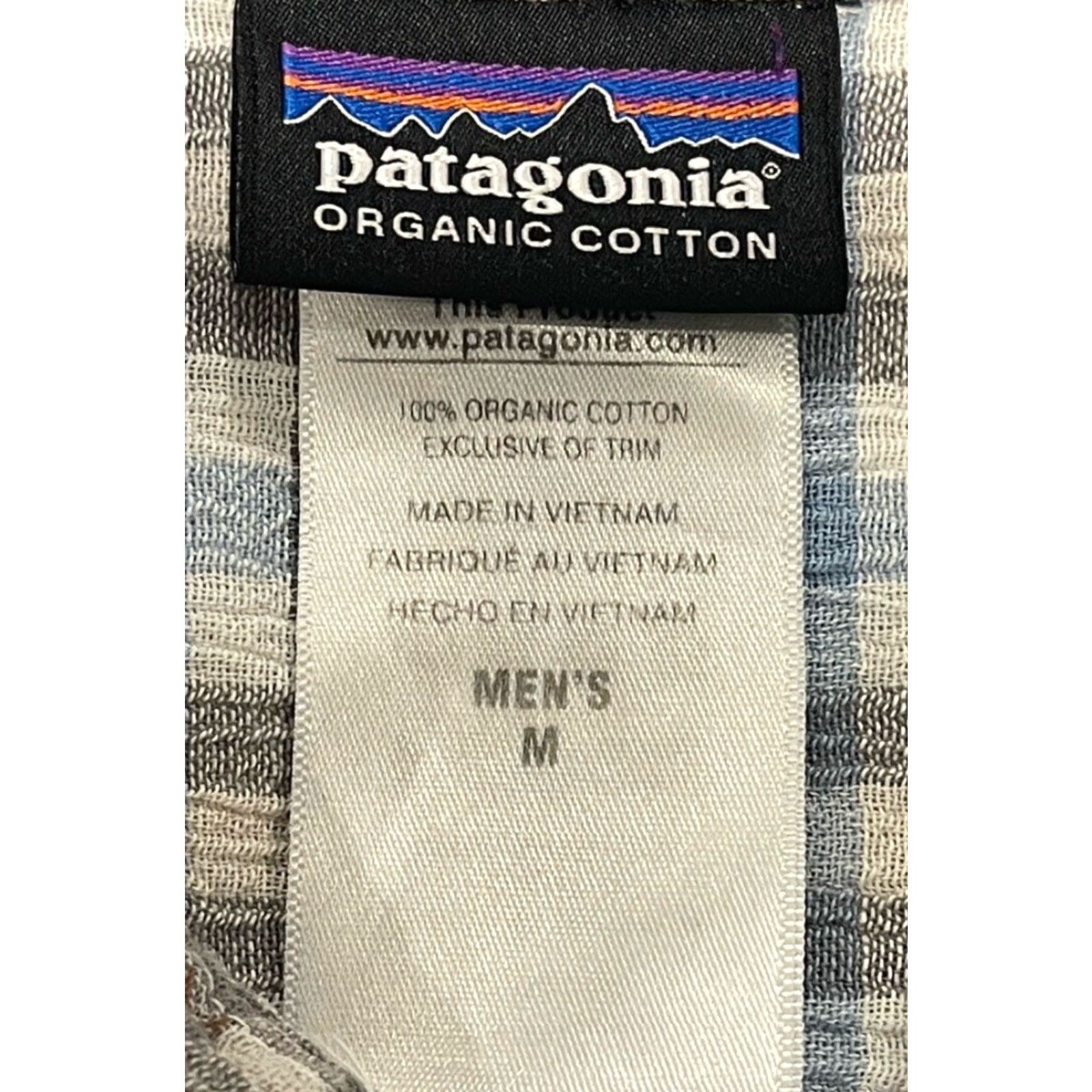 Patagonia Patagonia Shirt Mens M Blue Plaid Organic Cotton Button-Up Short Sleeve Button-Down Collar Size US M / EU 48-50 / 2 - 3 Thumbnail