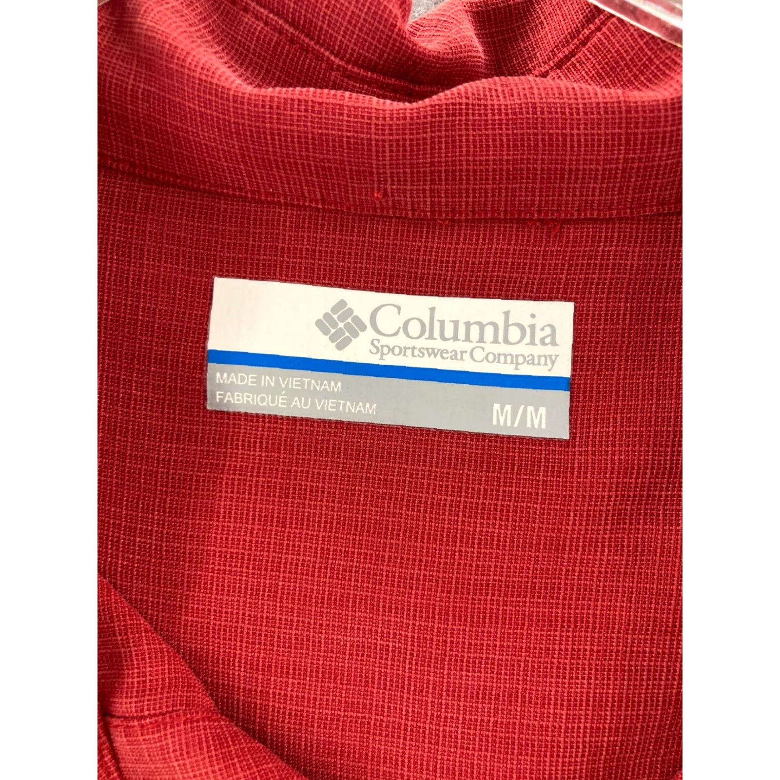 Vintage Columbia Shirt Mens Large Red Hiking Outdoors Summer Size US L / EU 52-54 / 3 - 4 Thumbnail