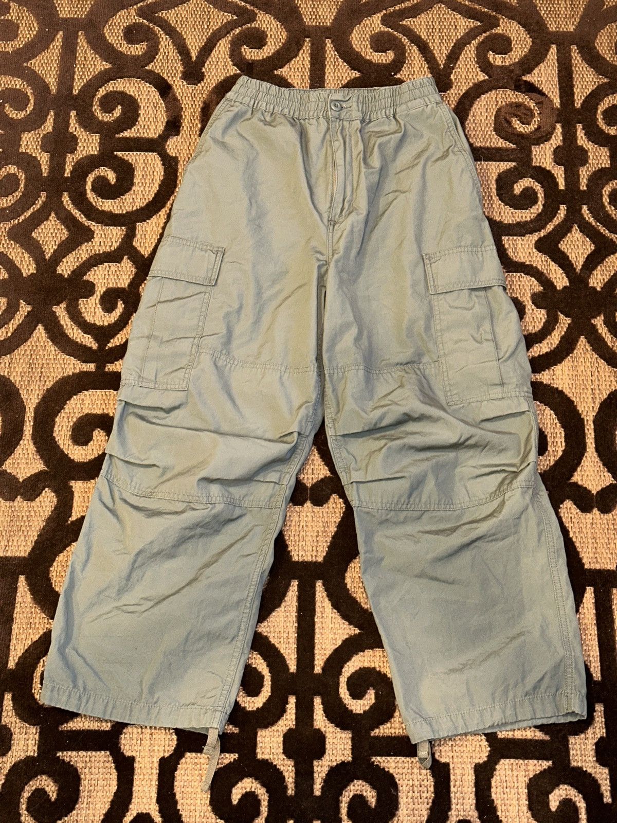 Carhartt Wip Carhartt Work In Progress W' Jet Cargo Olive Baggy Cargos XS Size US 26 / EU 42 - 5 Thumbnail