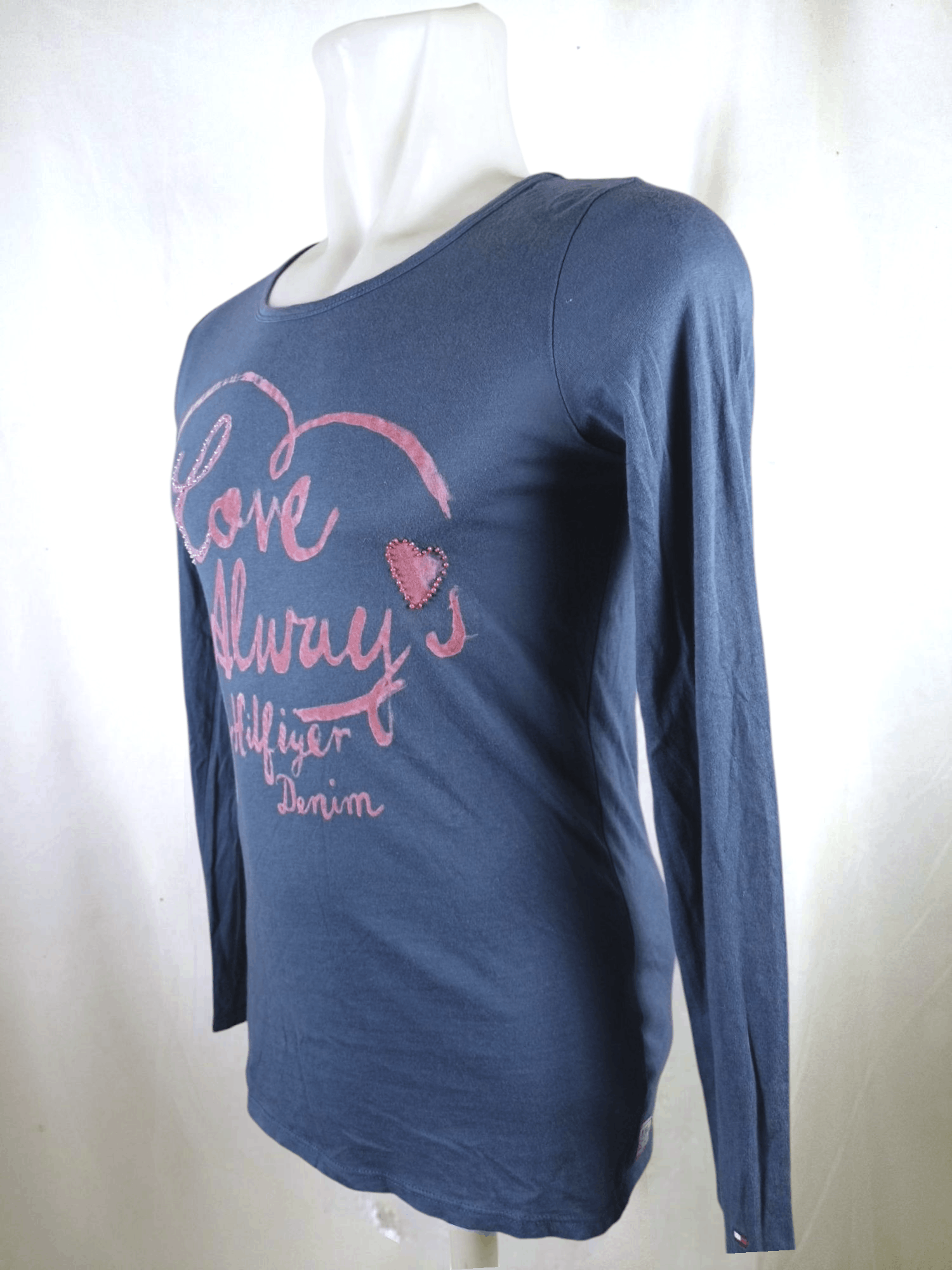 Designer × Tommy Hilfiger Hilfiger ❤️ New York Women Long Sleeve T-Shirt Size US L / EU 52-54 / 3 - 3 Thumbnail