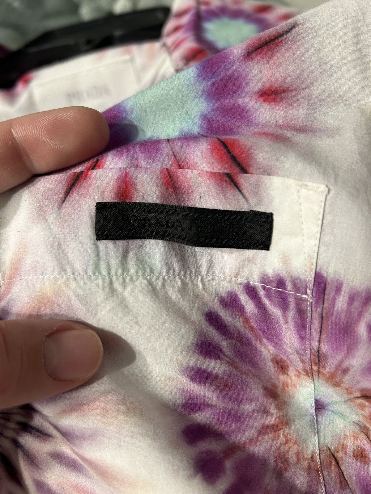 Prada Tie Dye Button Up Size US L / EU 52-54 / 3 - 5 Thumbnail