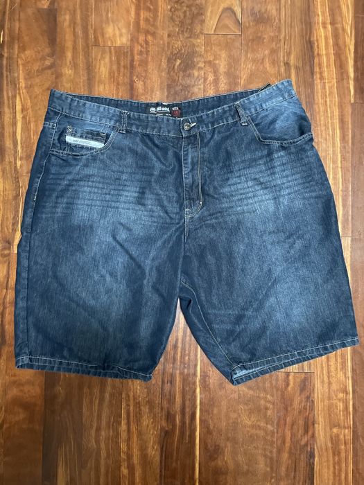 Ecko Unltd. Ecko unltd HUGE 46” baggy dark denim shorts Jorts | Grailed
