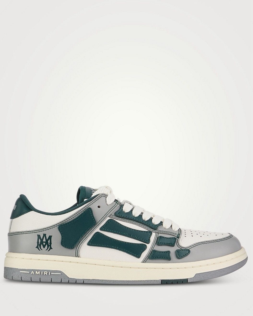 Amiri Amiri Skel Low Top Sneakers White/Green Size US 10 / EU 43 - 1 Thumbnail