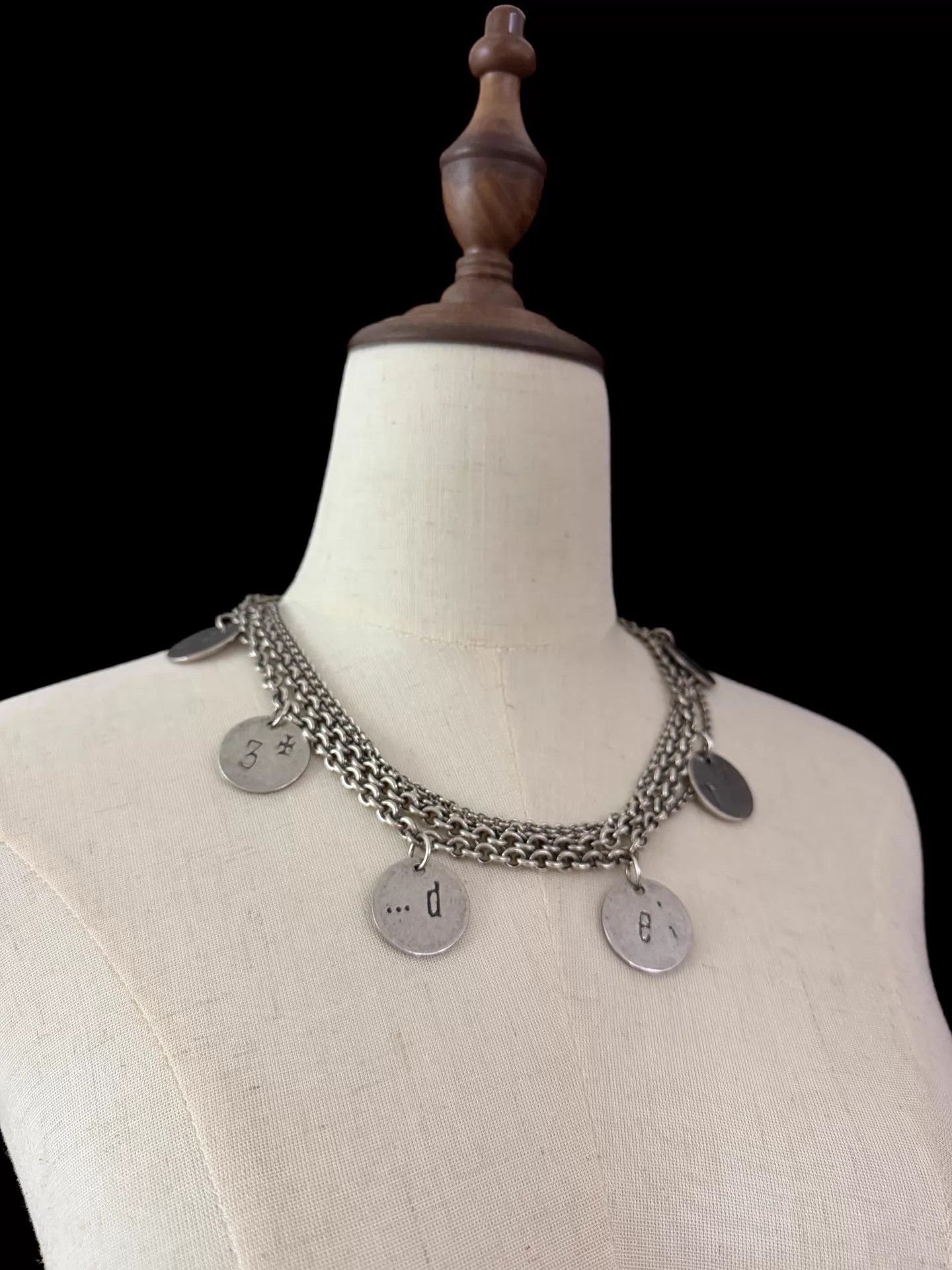 Y's Y's Red Label Multi-chain Silver Metal Necklace/Bracelet Size ONE SIZE - 7 Thumbnail