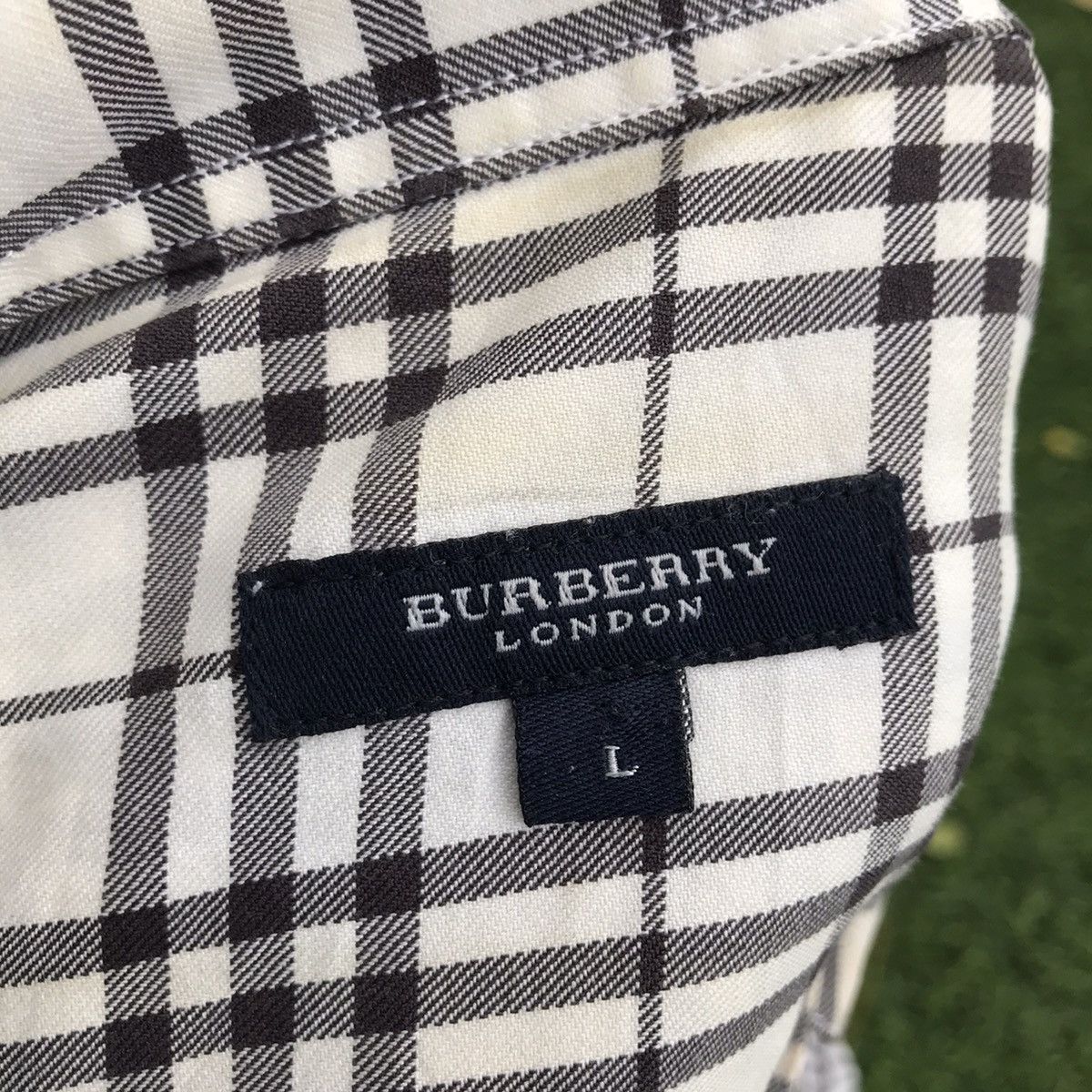 Burberry × Designer Vintage Burberry shirt london Nova check White tartan Iconic Size US L / EU 52-54 / 3 - 4 Thumbnail