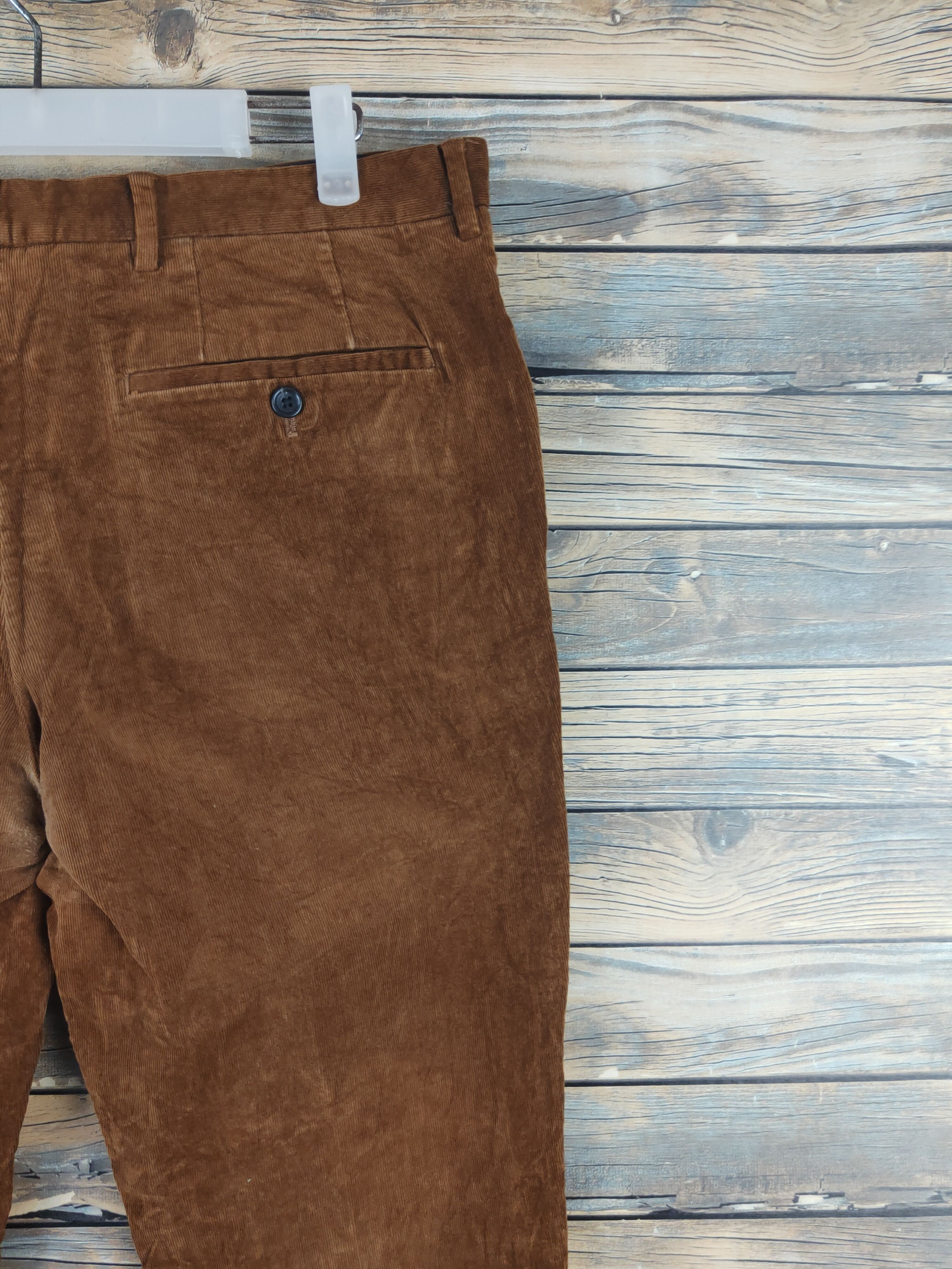 GU DL Gu Brown Multipocket Corduroy Pants #46-275T Size US 35 - 10 Thumbnail