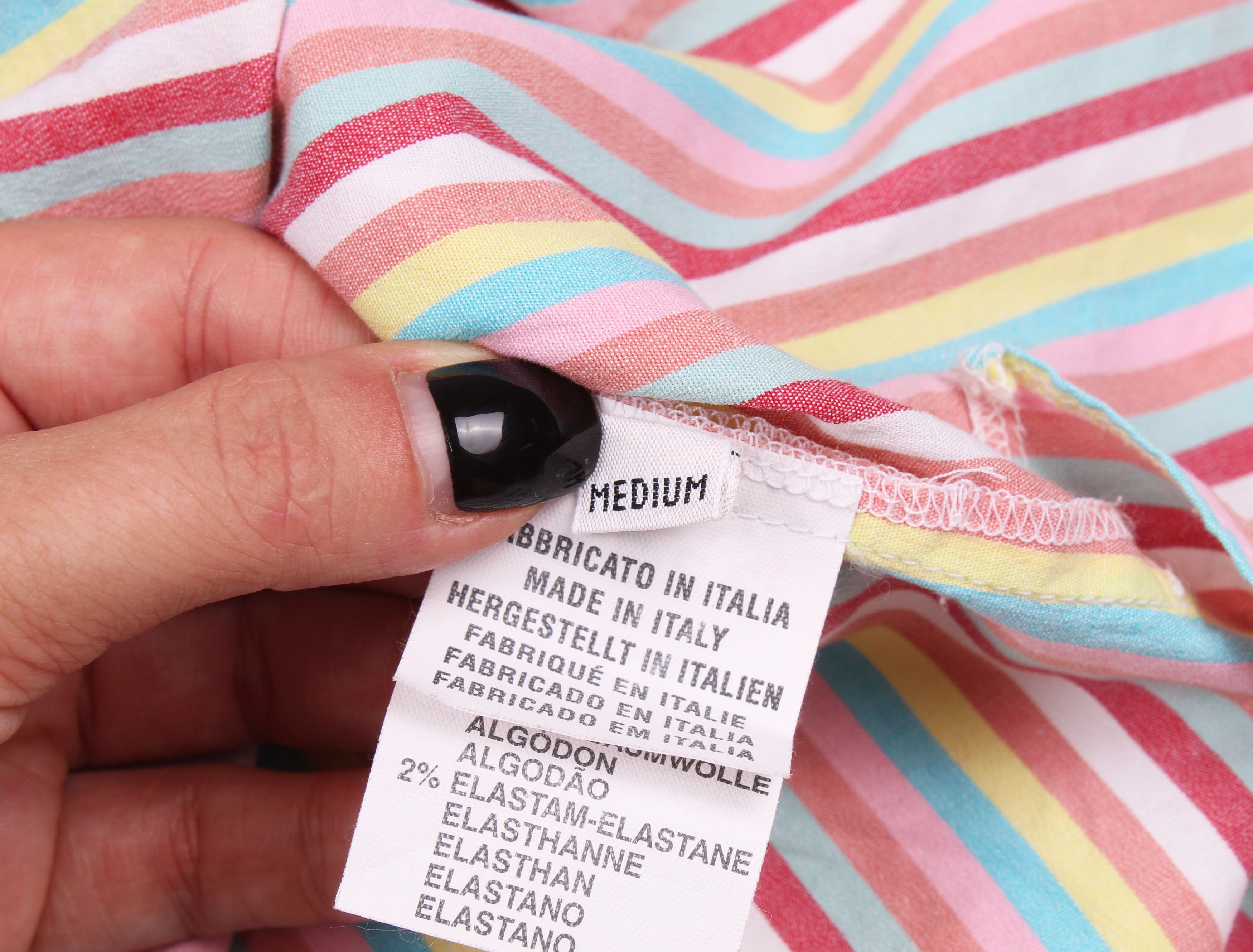 Guess Vintage Guess Cute Y2K Striped Kidcore Short Sleeve Shirt Size S / US 4 / IT 40 - 6 Thumbnail