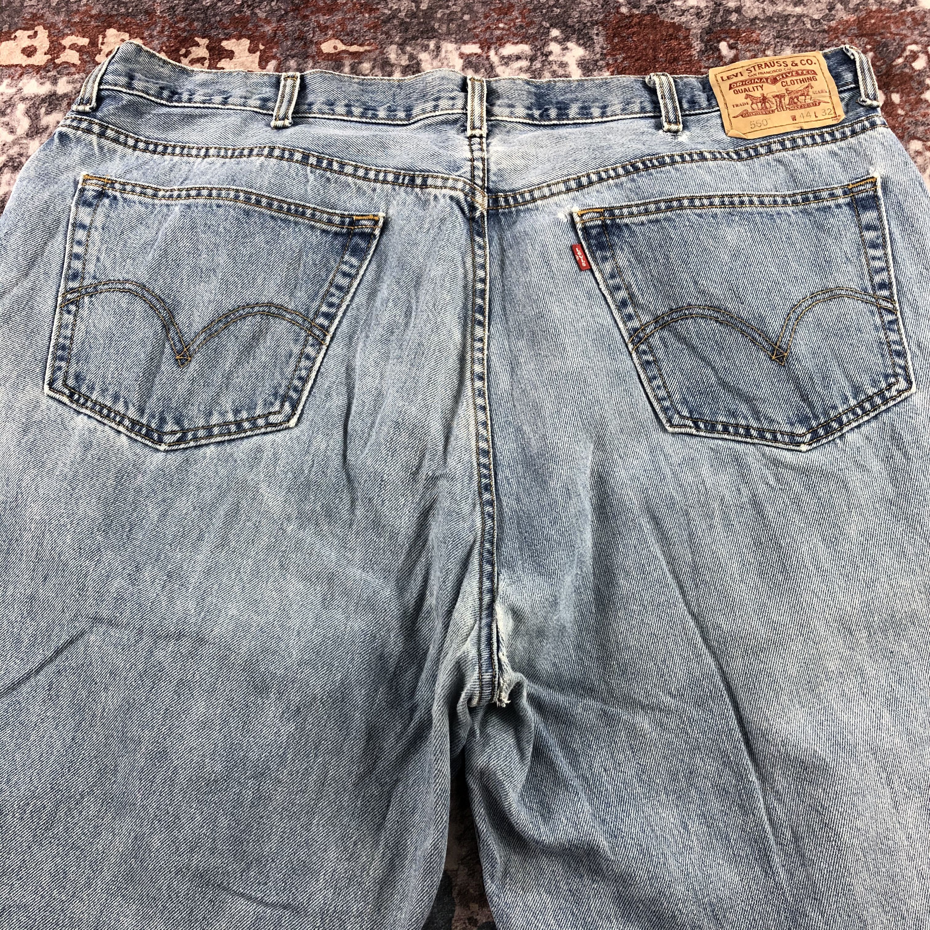 Levi's × Vintage Vintage Blue Wash Levis 550 Jeans-JM2918 Size US 44 / EU 60 - 4 Thumbnail