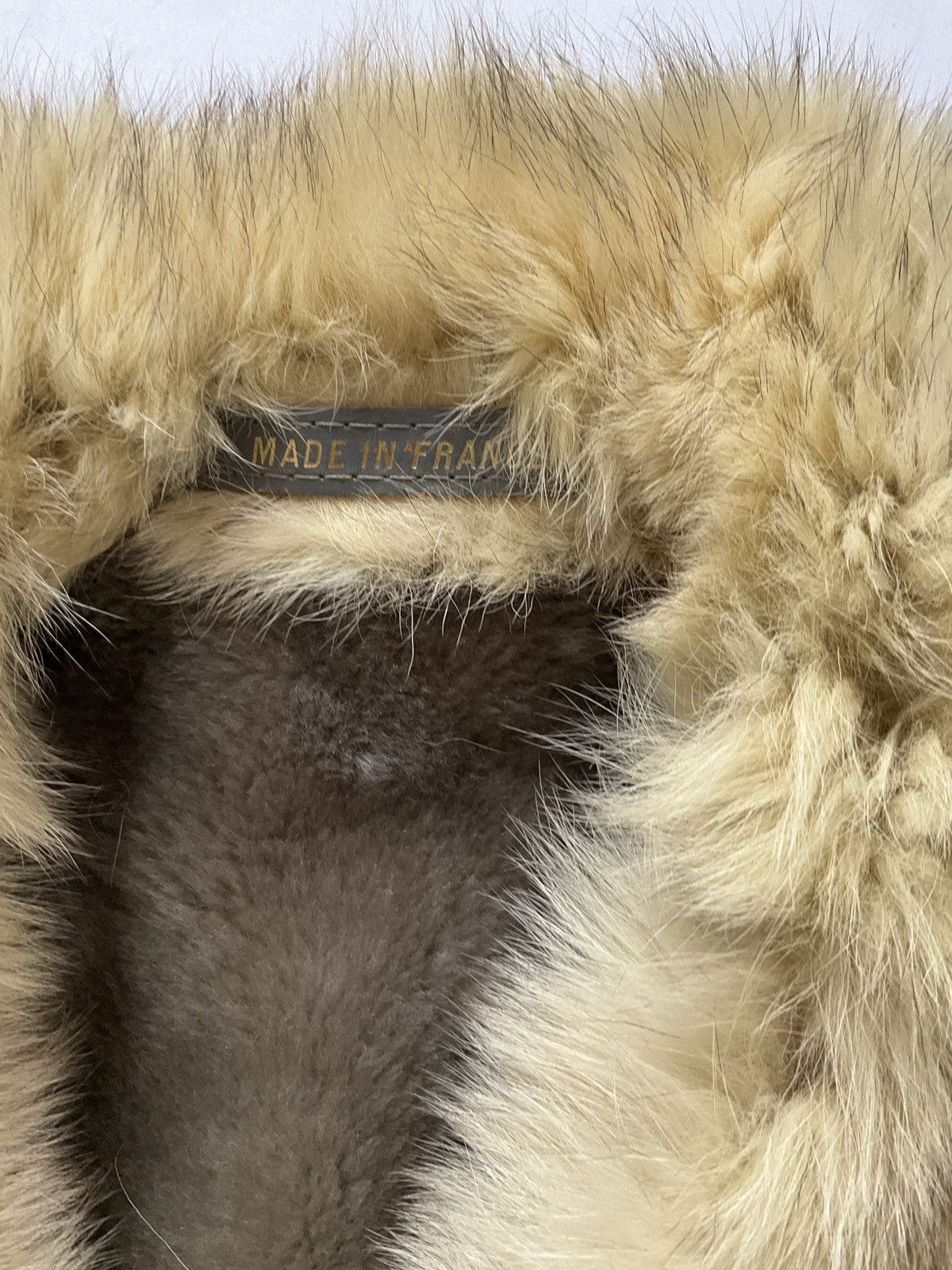 Vintage Vintage daim coat with grey lining and fur collar Size M / US 6-8 / IT 42-44 - 5 Thumbnail