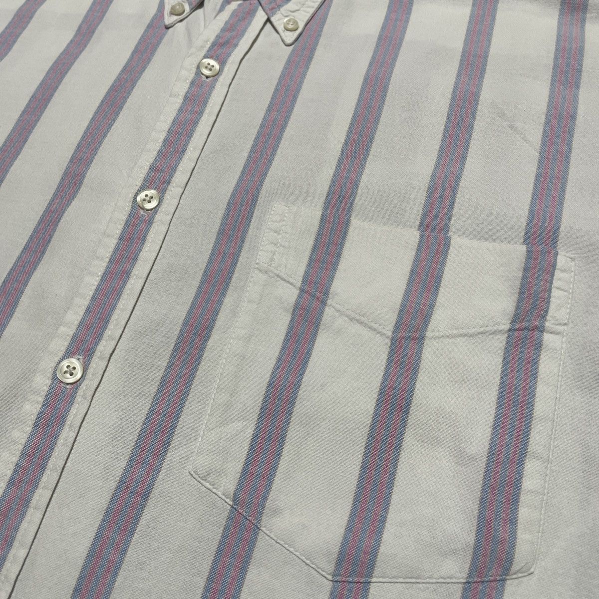 Gap 90s Old Gap USA Stripe Shirt Button Down Size US XL / EU 56 / 4 - 2 Thumbnail