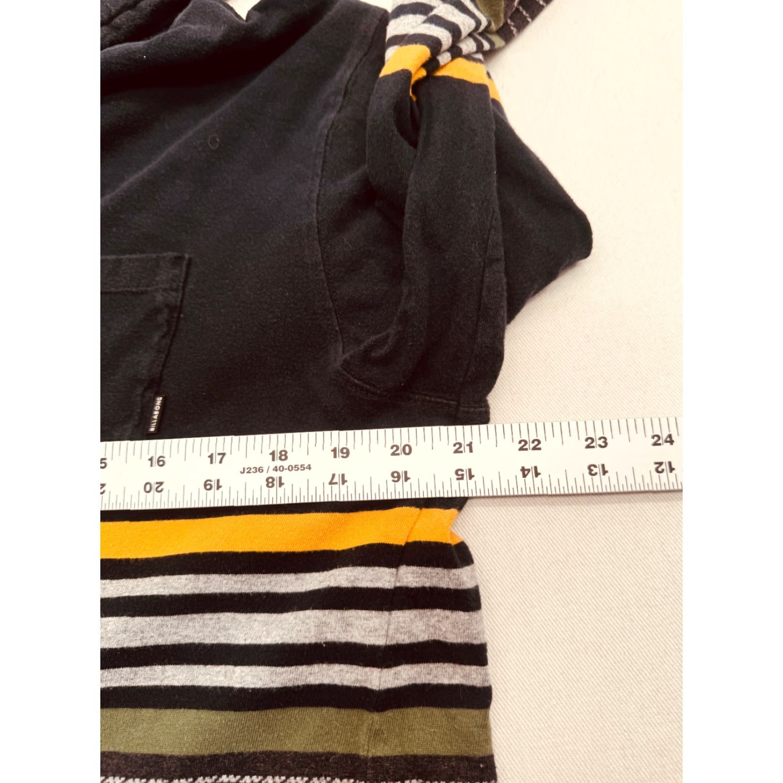 Billabong Billabong Hoodie Mens L Large Multicolor Striped Hooded Pullover Surfing Casual Sweater 2828 Size US L / EU 52-54 / 3 - 7 Thumbnail