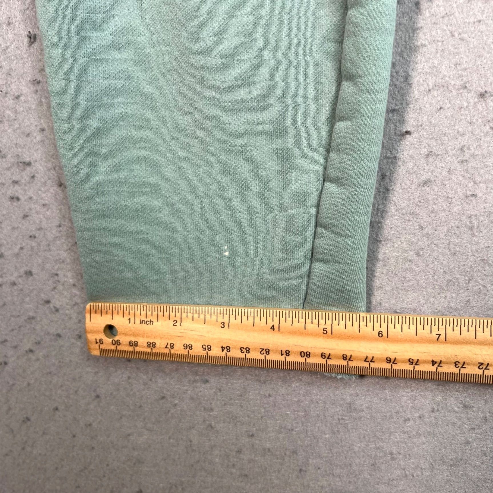 TNA Tna CozyAF Fleece High-Waisted Sweatpants 2XS Sage Green Cotton Blend Womens Size 24" / US 00 / IT 34 - 7 Thumbnail