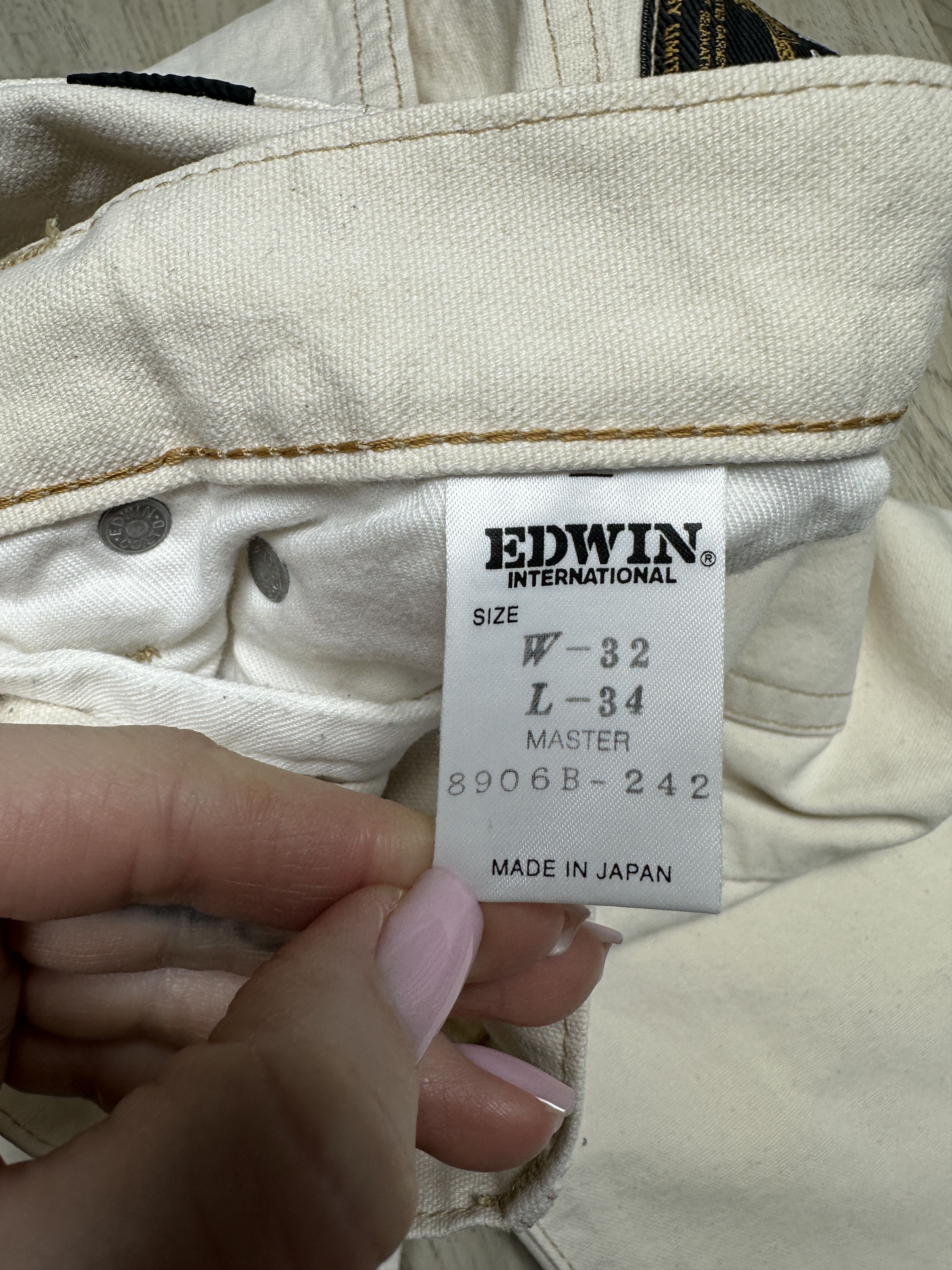 Edwin Edwin 90s Vintage Mens Denim Pants Jeans Size US 32 / EU 48 - 10 Thumbnail