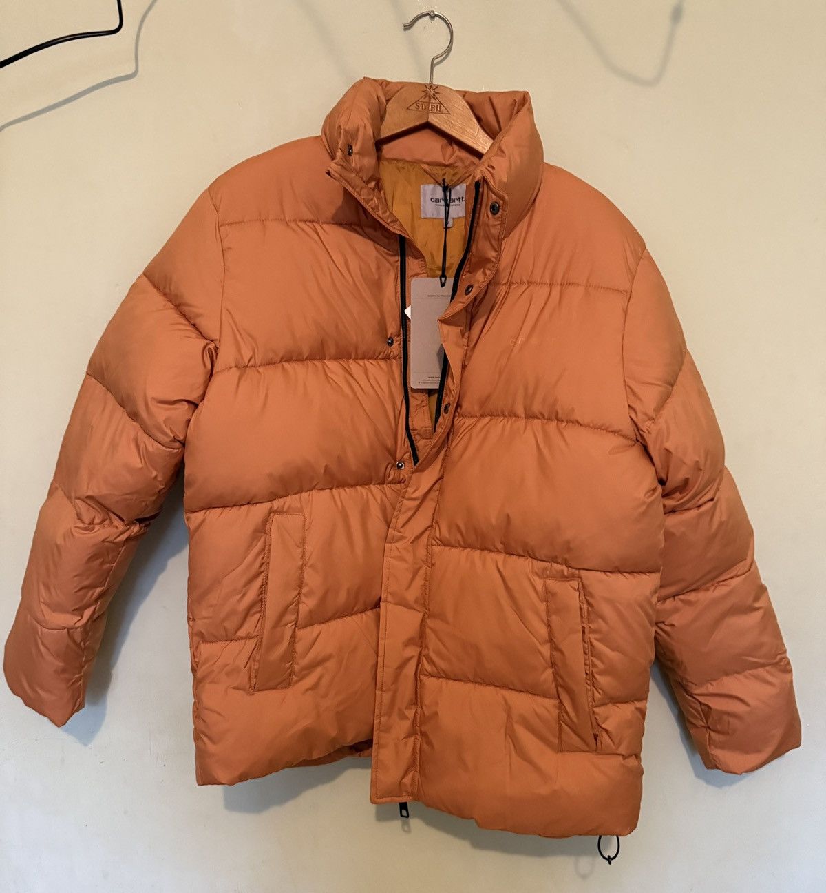 Carhartt Wip Carhartt WIP – Doville quilted jacket in yellow Size US M / EU 48-50 / 2 - 5 Thumbnail