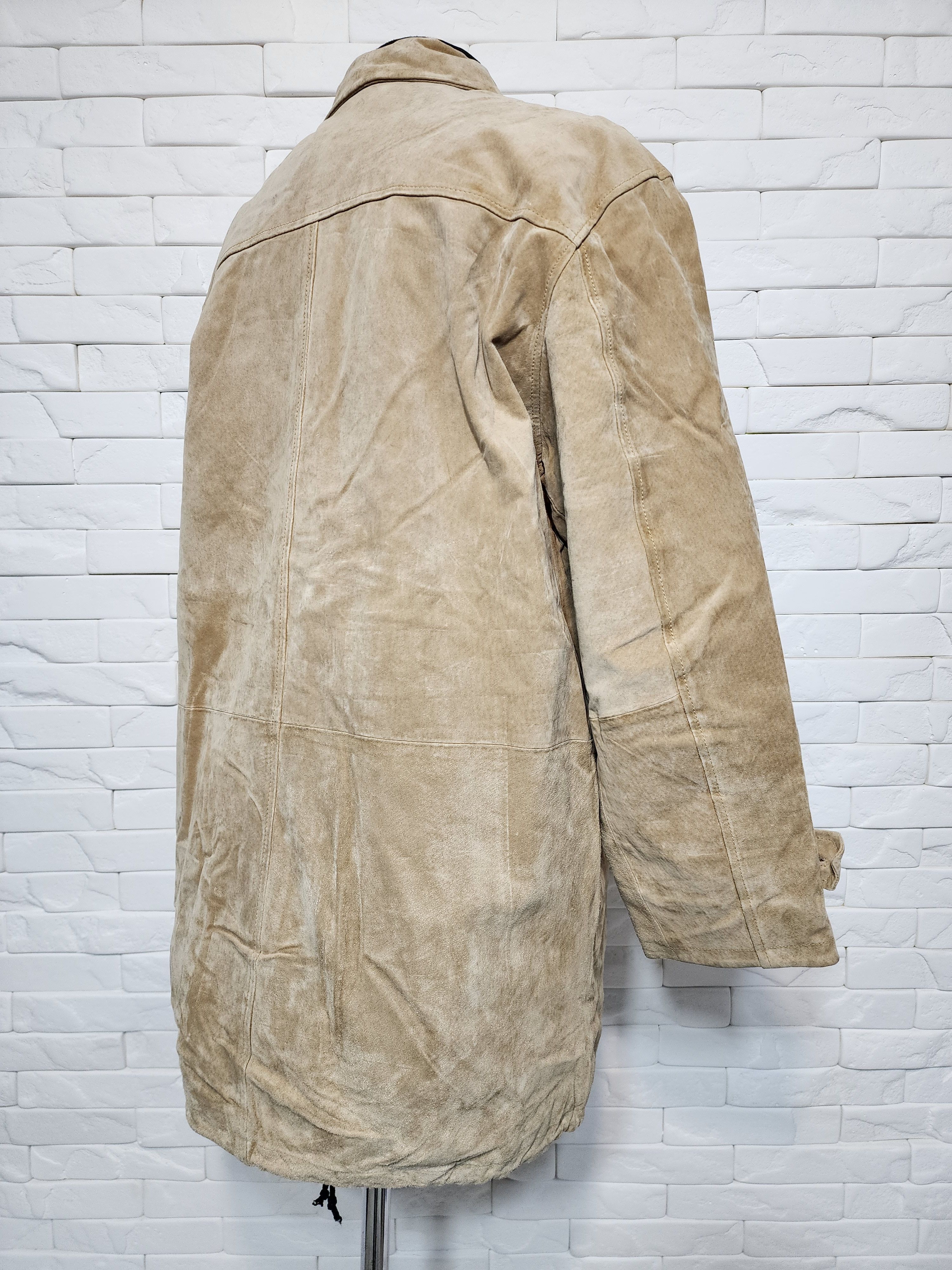 Genuine Leather Brown Suede Leather Jacket: Classic Design Size XL / US 12-14 / IT 48-50 - 5 Thumbnail