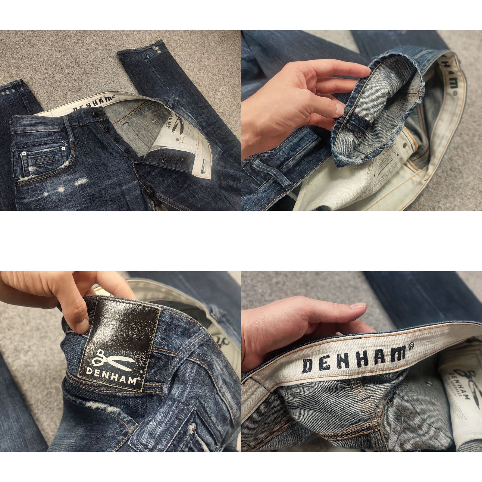 DENHAM Denham the jeanmaker Denim Jeans 32 Blue 5-Pocket Regular Straight Vintage Japan Denim Faded Blue Jeans Mens Size US 32 / EU 48 - 9 Thumbnail