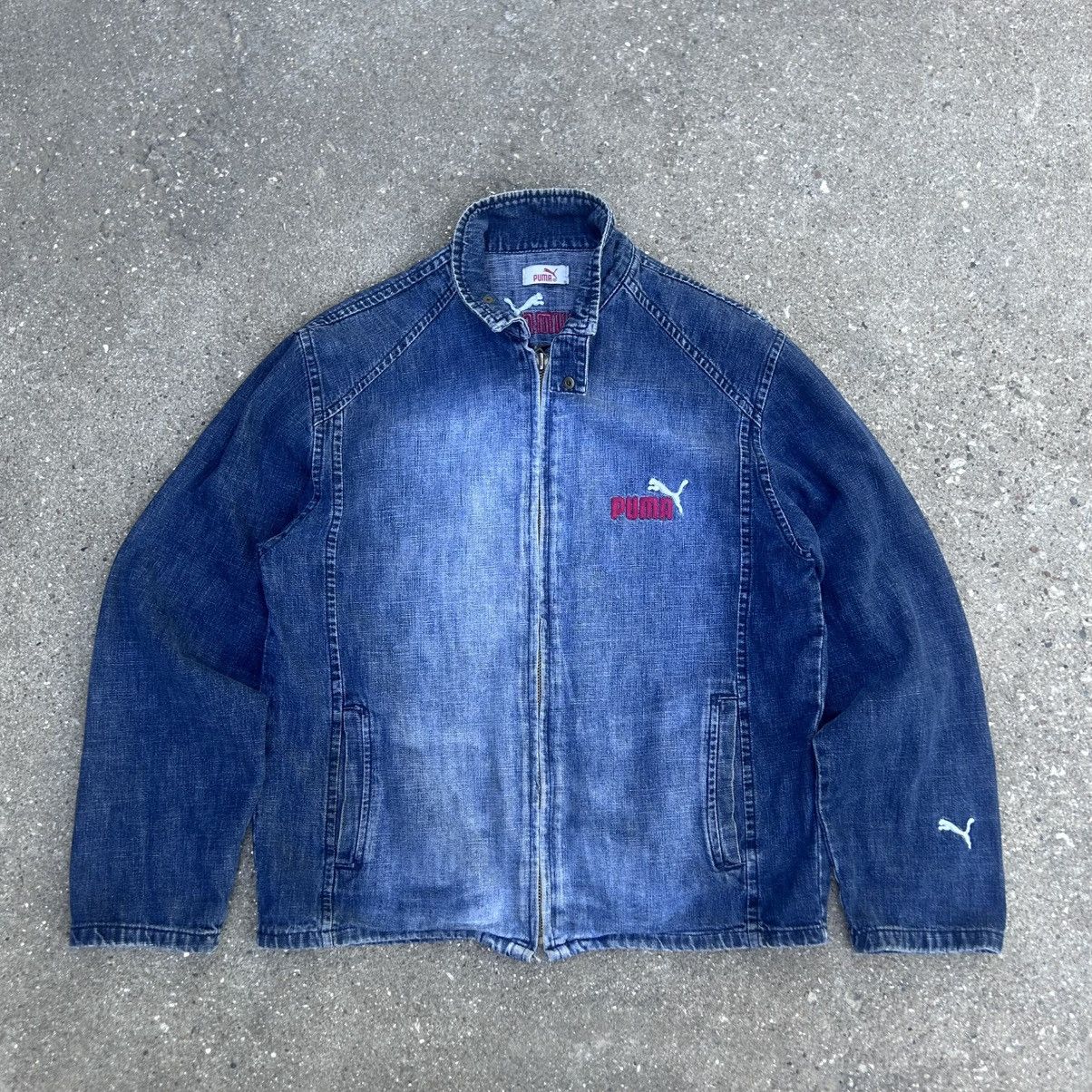 Puma Vintage Puma Jean Jacket Size US L / EU 52-54 / 3 - 1 Thumbnail
