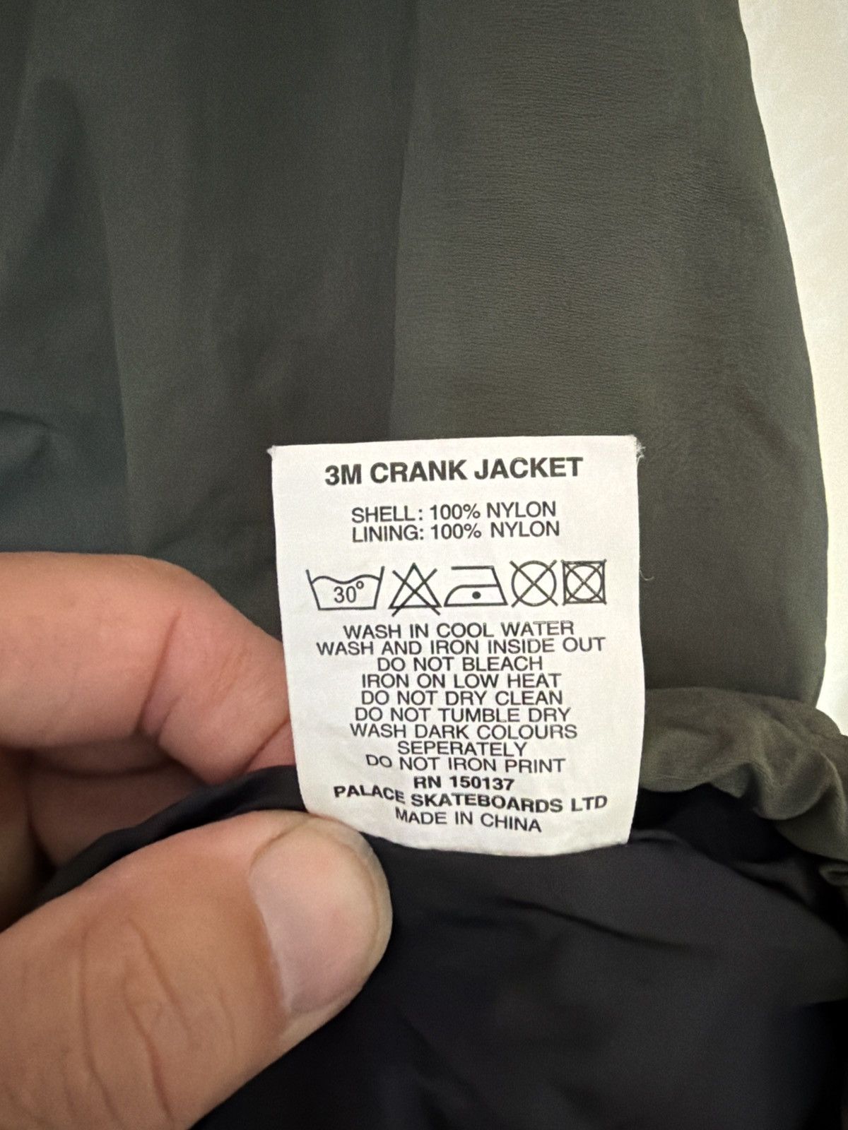 Palace Palace 3M Crank jacket Size US L / EU 52-54 / 3 - 4 Thumbnail