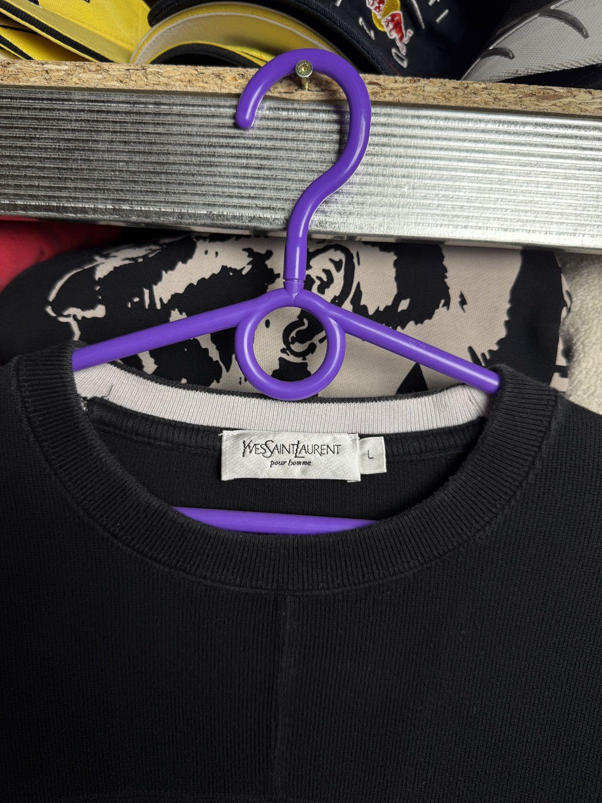 Vintage YSL Sweater Knit Size US L / EU 52-54 / 3 - 3 Thumbnail