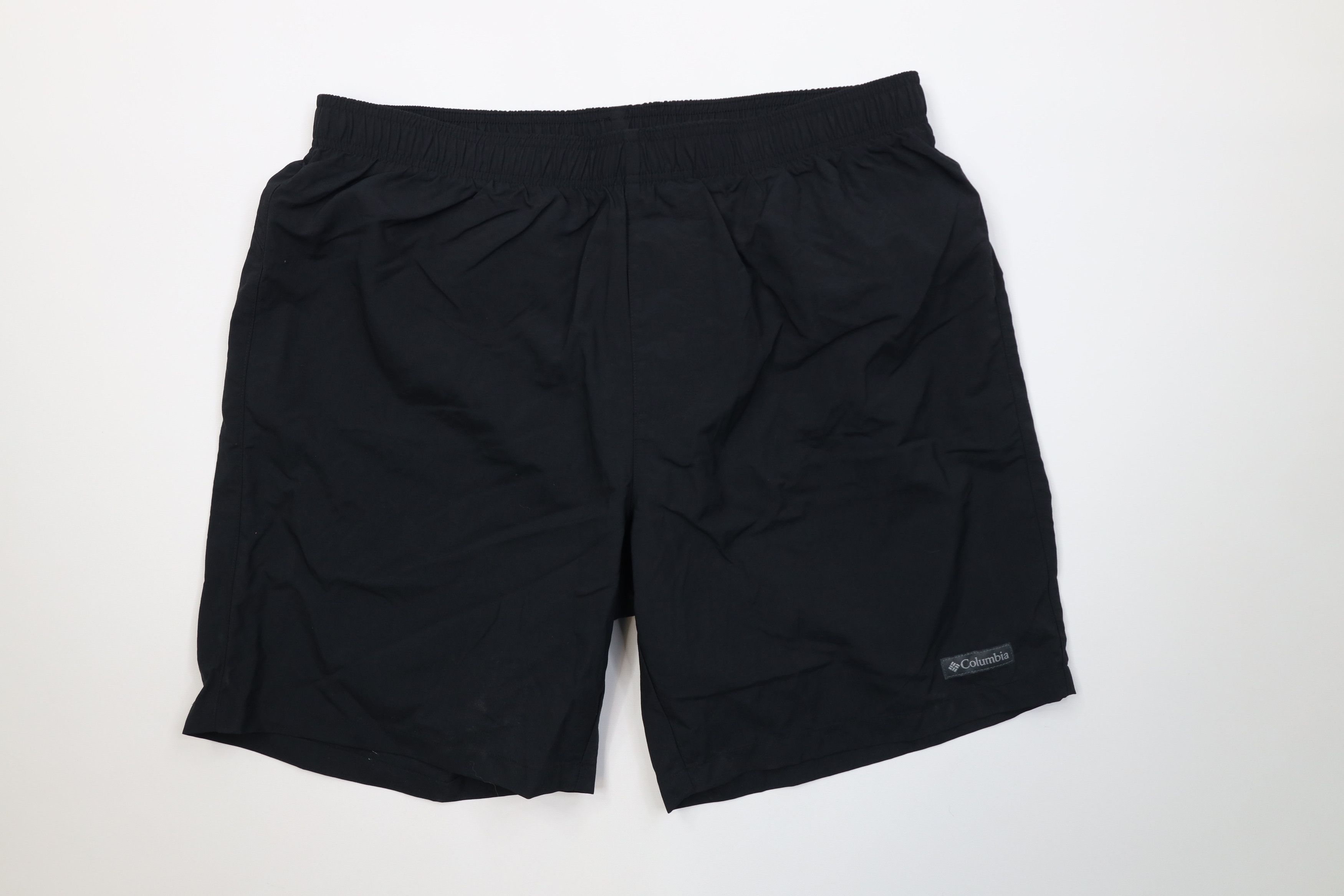 Columbia Vintage Y2K Columbia Lined Above Knee Shorts Black Baggies Size US 34 / EU 50 - 1 Thumbnail