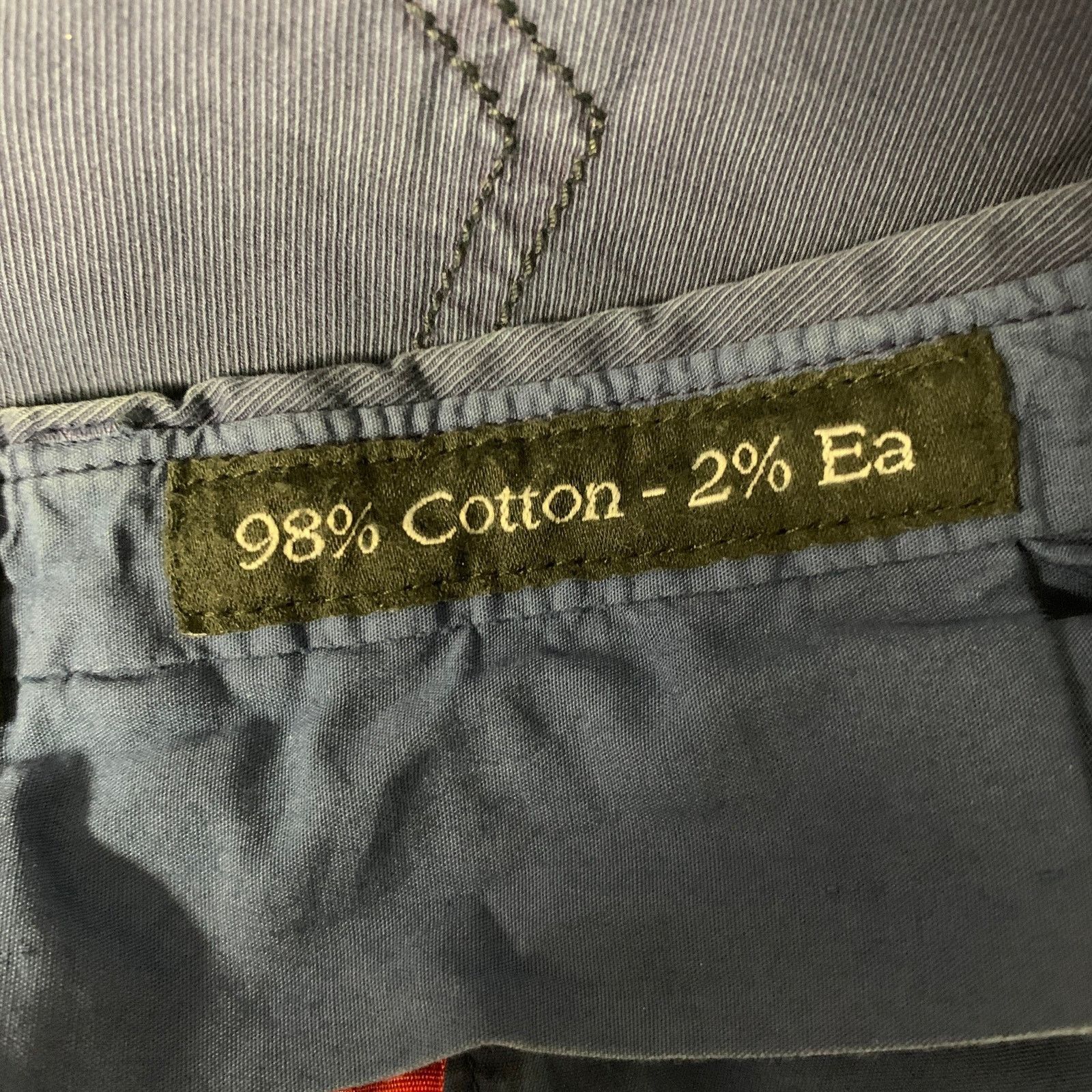 Kiton KITON Size 36 Navy Cotton Blend Button Fly Casual Pants Size US 36 / EU 52 - 5 Thumbnail