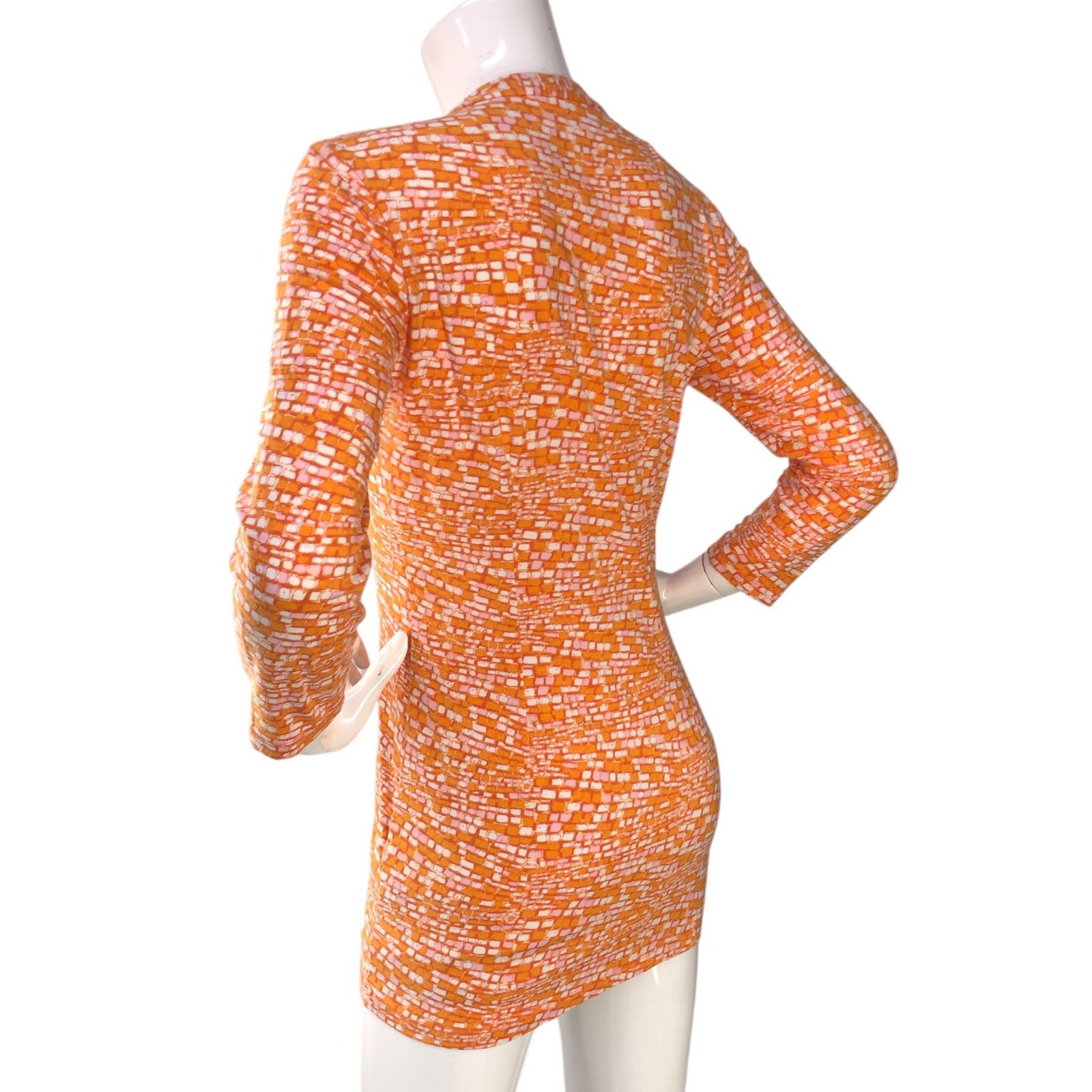 J.McLaughlin J McLaughlin Size XS Dress Mini Tunic Length Stretch Orange Size XS / US 0-2 / IT 36-38 - 6 Thumbnail